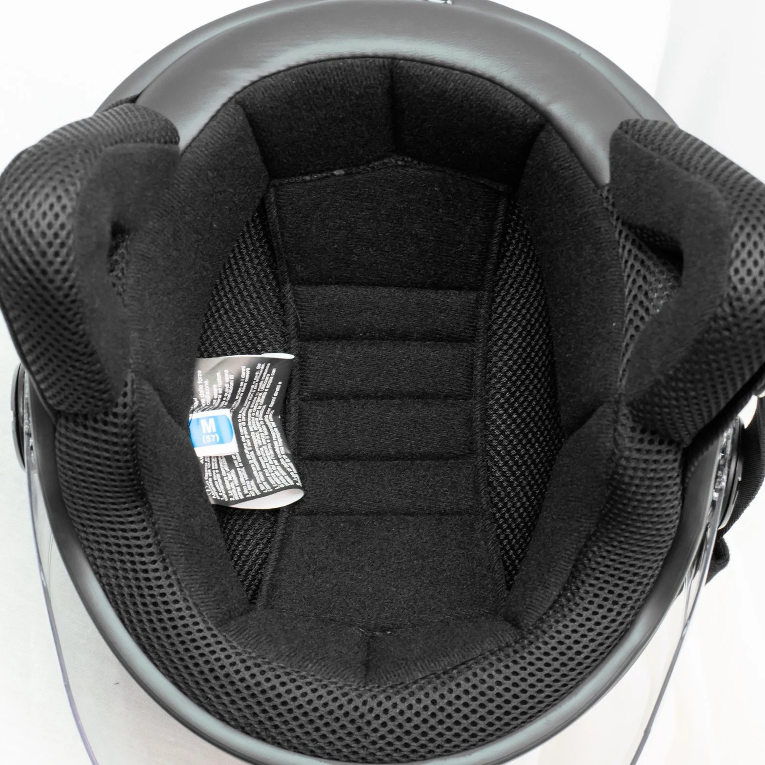 Casco Jet Demi Scooter Moto Omologato ECE 22 Visiera Antigraffio Bianco L
