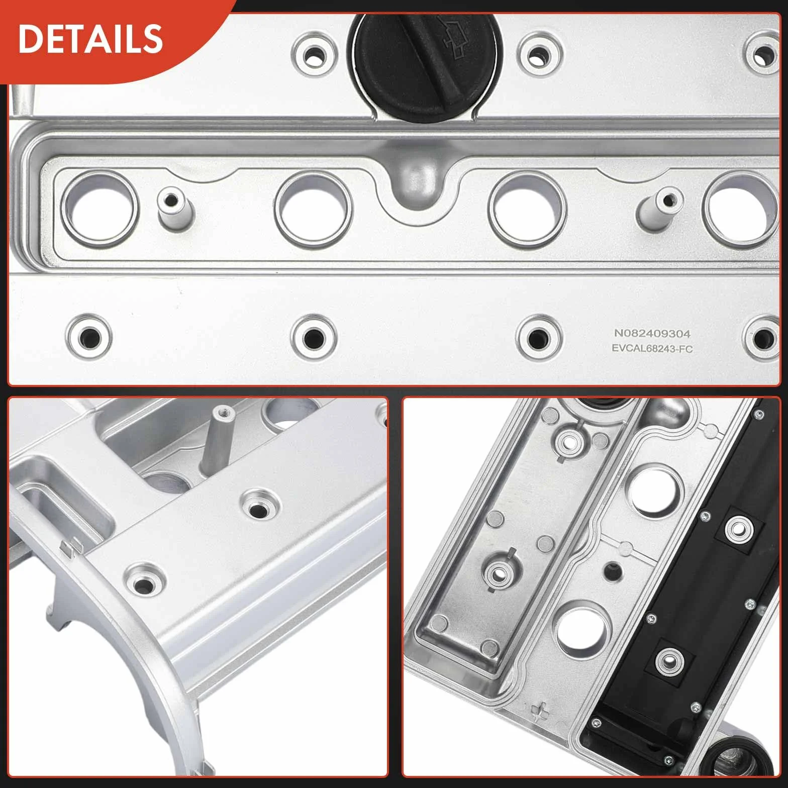Frankberg Coperchio testata cilindri Compatibile con Captiva C100 C140 2.4L 2006-2011 Antara L07 2.4L 2006-2021 Replace# 92068243