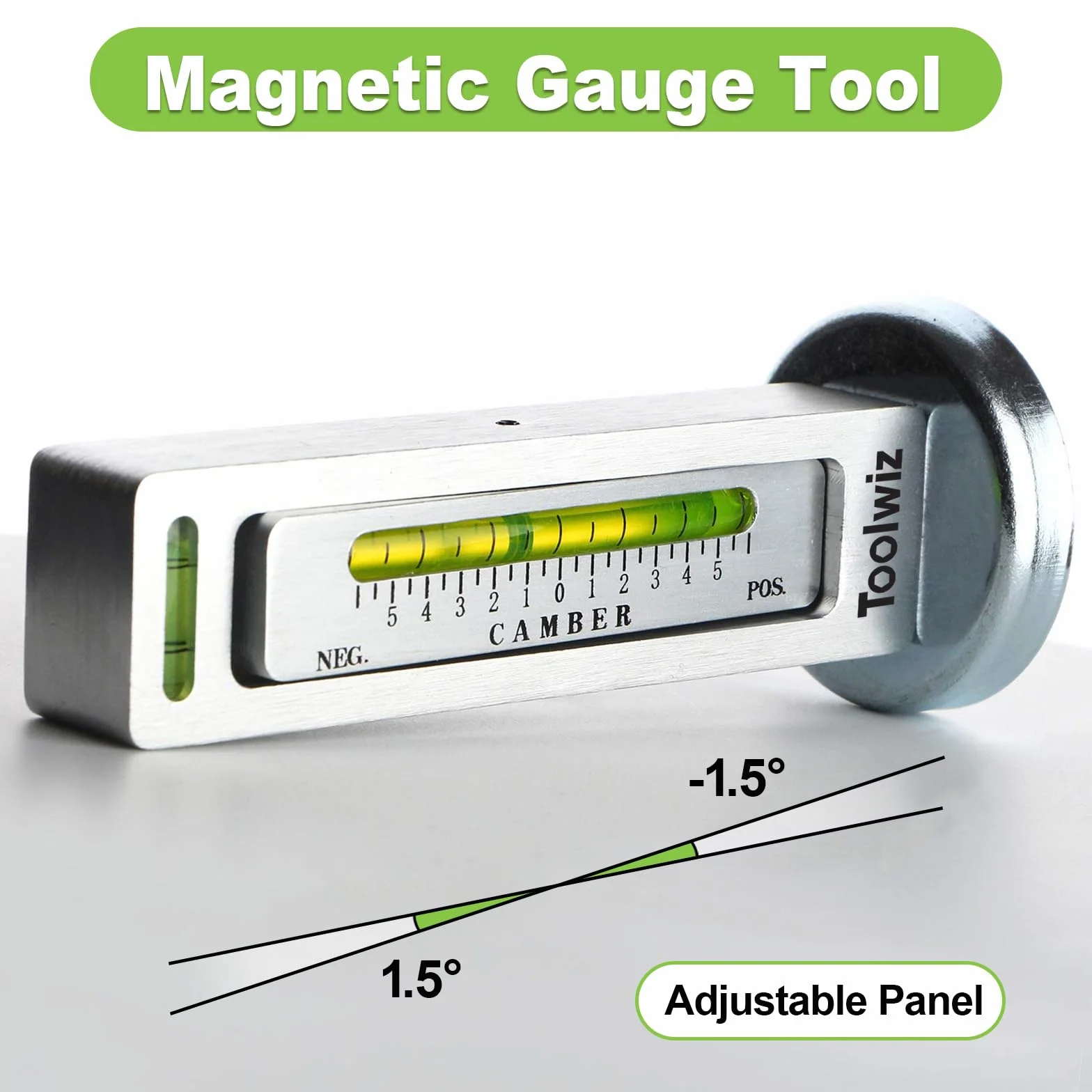 Toolwiz calibro magnetico regolabile strumento universale per allineamento ruote auto camber rigido