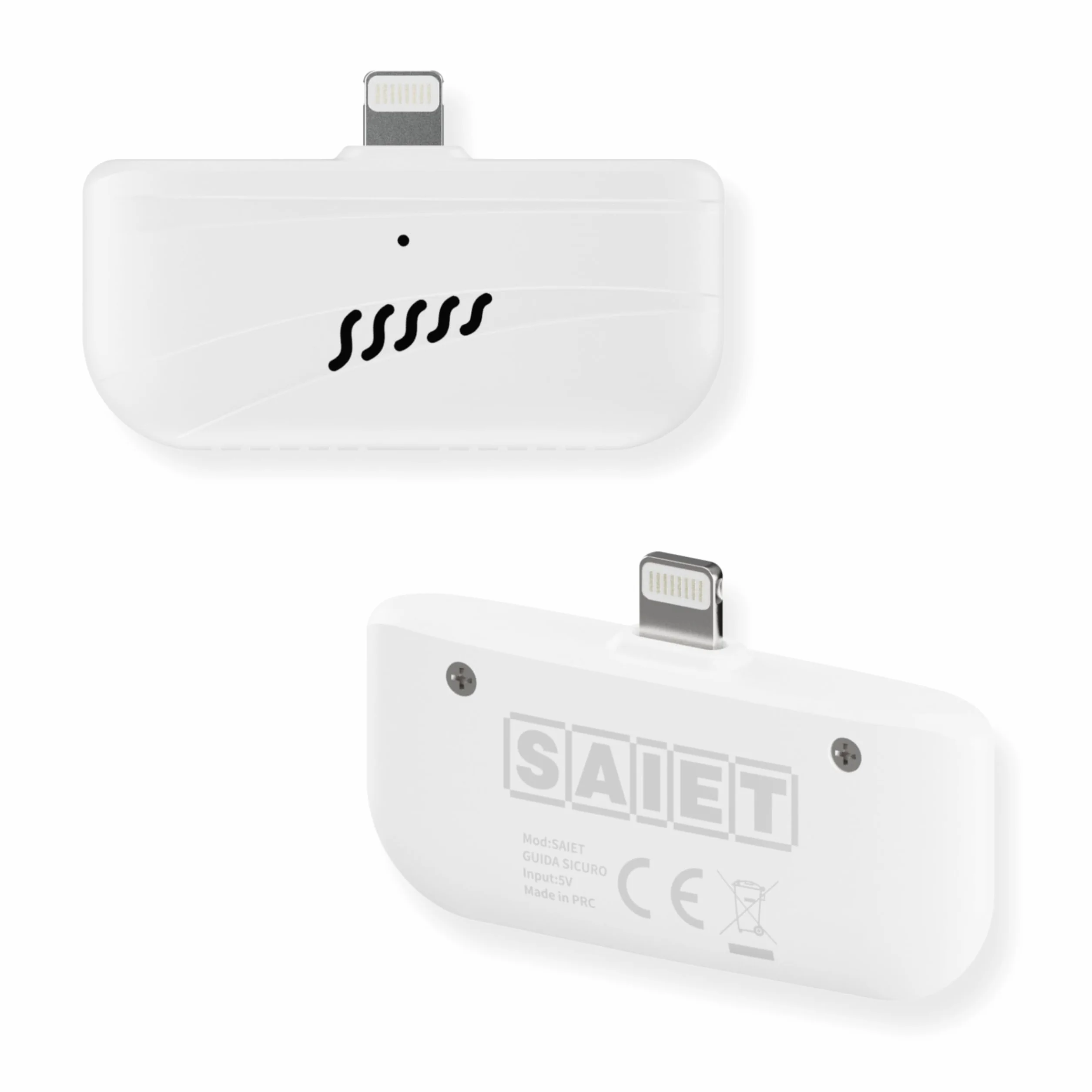 SAIET Alcoltest Portatile Senza Contatto Igienico con App Dedicata