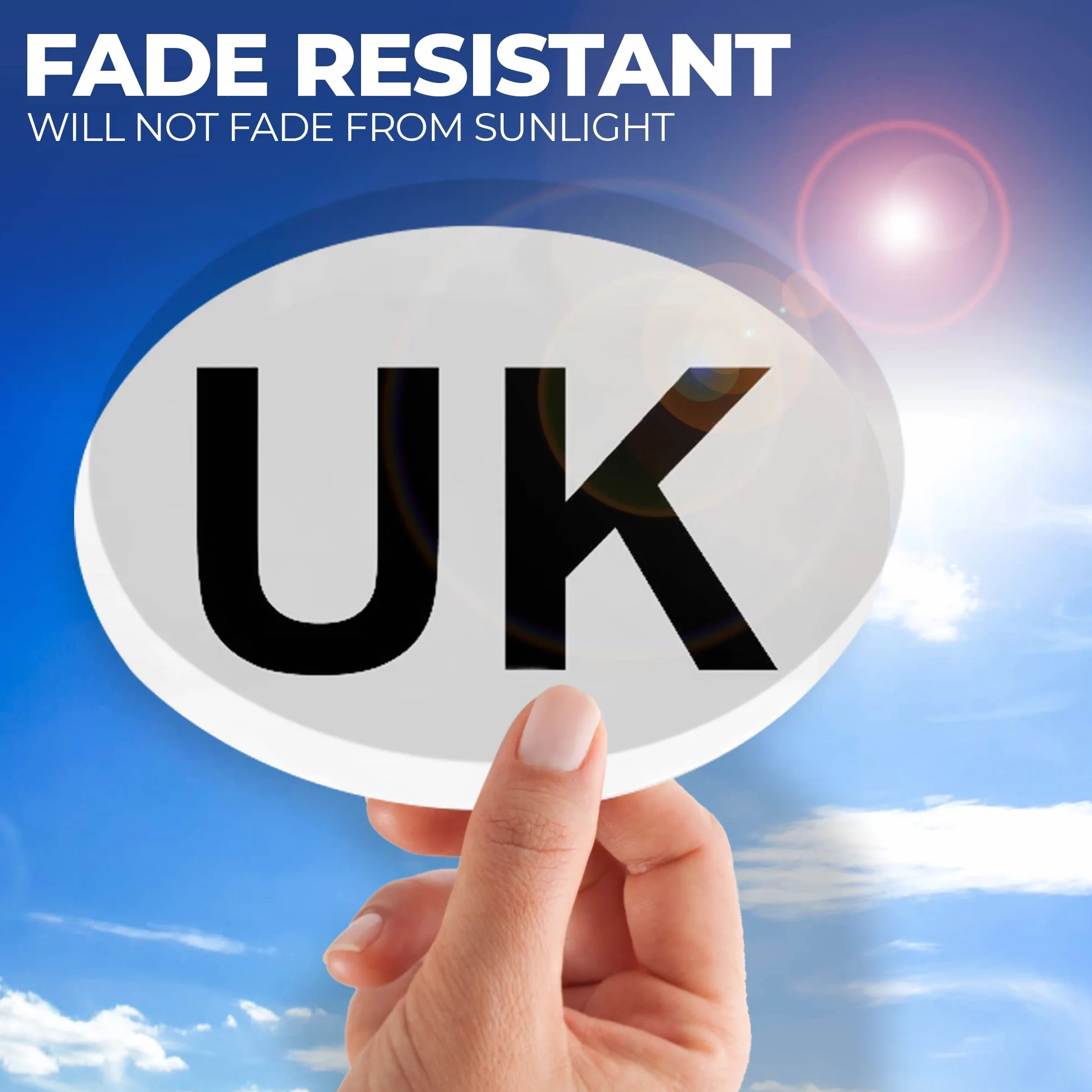 Adesivi magnetici per auto GB UK – Magnete regolamentare resistente alle intemperie – Confezione 1 o 2