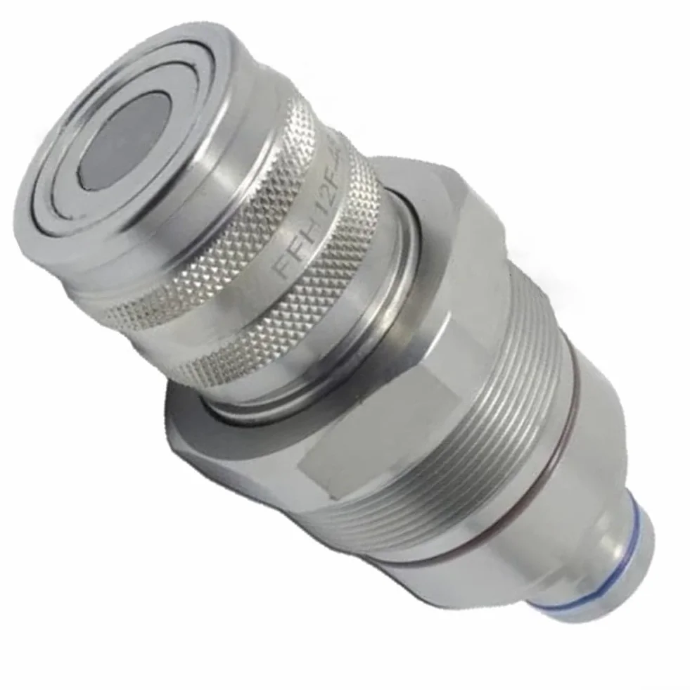 Accoppiatore idraulico femmina a faccia piatta per minipale – compatibile per Bobcat 333E/332E/329E/328E/326E/323E/320E/319E/318E, T40647, 4FH08F, sostituisce 7246802