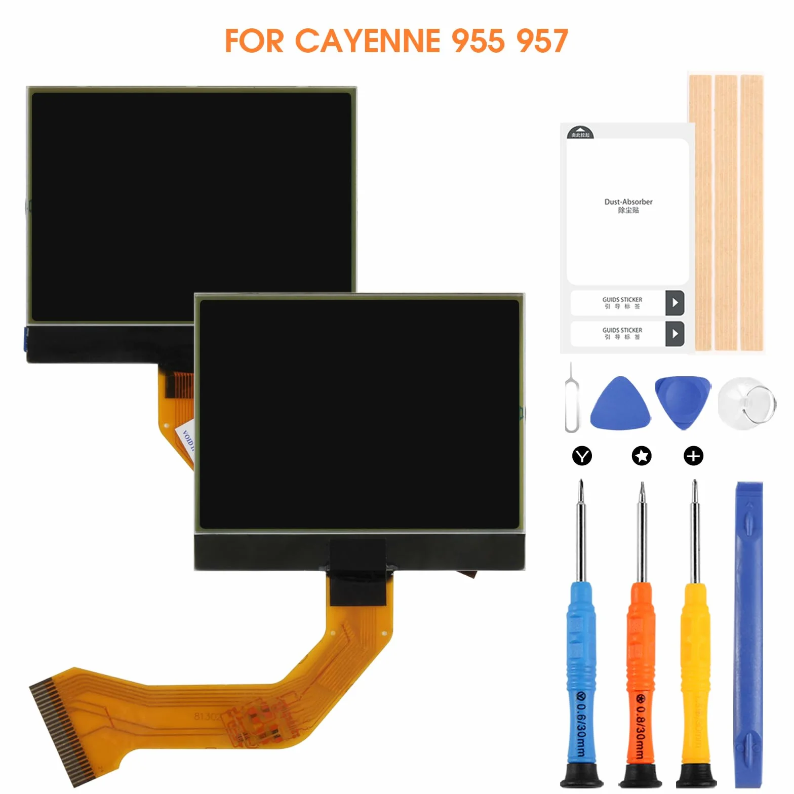 LCD Sostituzione per Strumento Cluster LCD Schermo per Touareg, per Porsche, per Cayenna, per Cayenne S, per Cayenna, per GTS 955 957 2003-2010