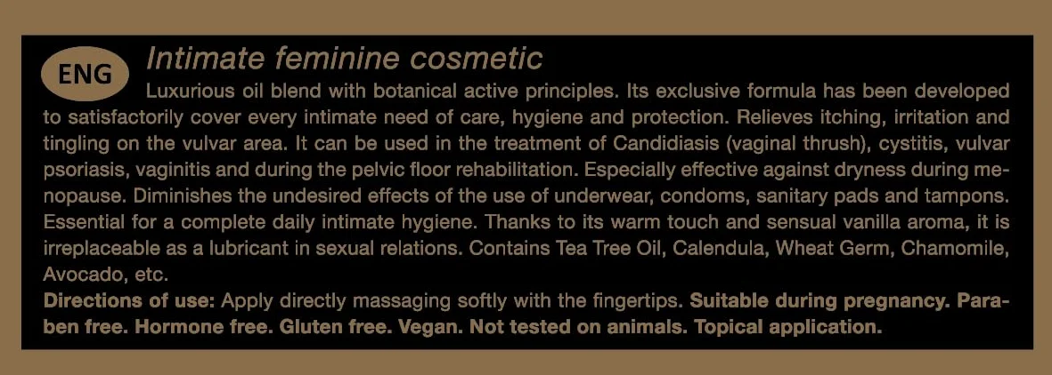 Olevm Intimo di Pompeia Cosmetico Intimo per Donna 15ml con Astuccio in Velluto