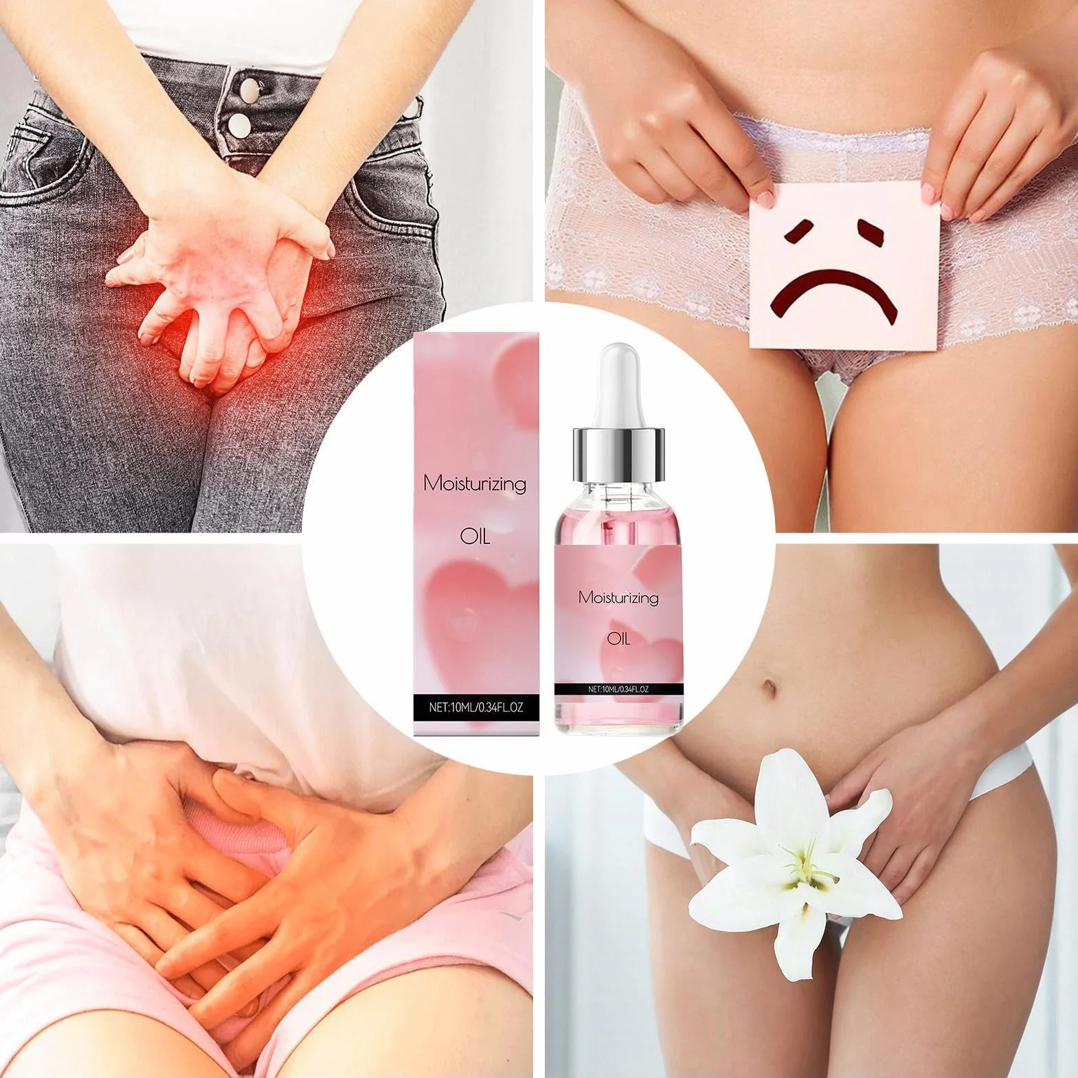 Olio vaginale per la cura intima contro la secchezza 10 ml
