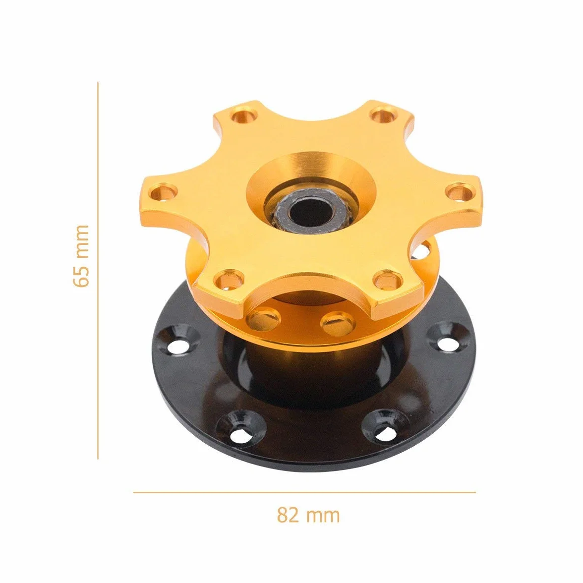 Volante universale a 6 fori mozzo ruota a sgancio rapido 70MM per kit di sgancio rapido volante sportivo da corsa