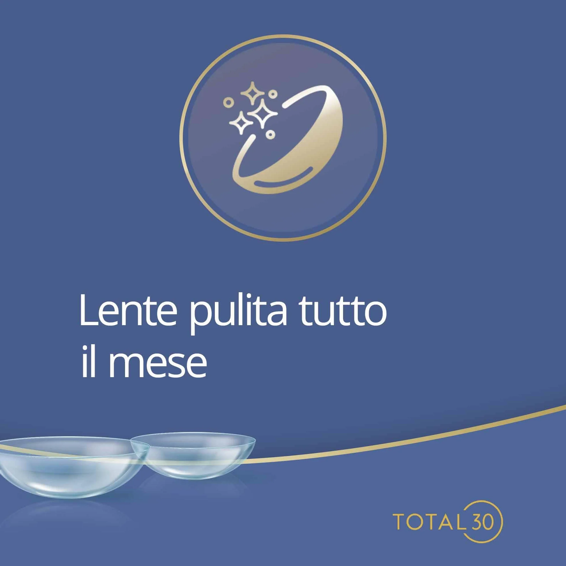 TOTAL30 lenti a contatto mensili 6 lenti BC 8.4 DIA 14.2 -02.00 diottrie