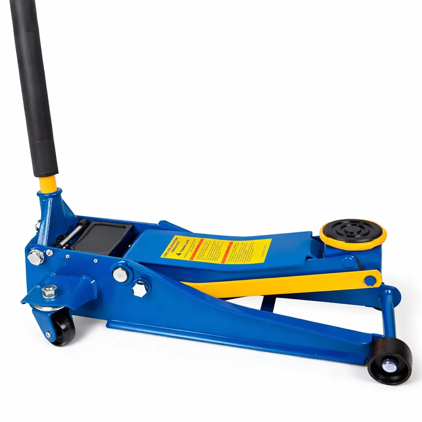 Podnośnik Hydrauliczny 4t BRICOZONE Podwójny Tłok Niski Wózek