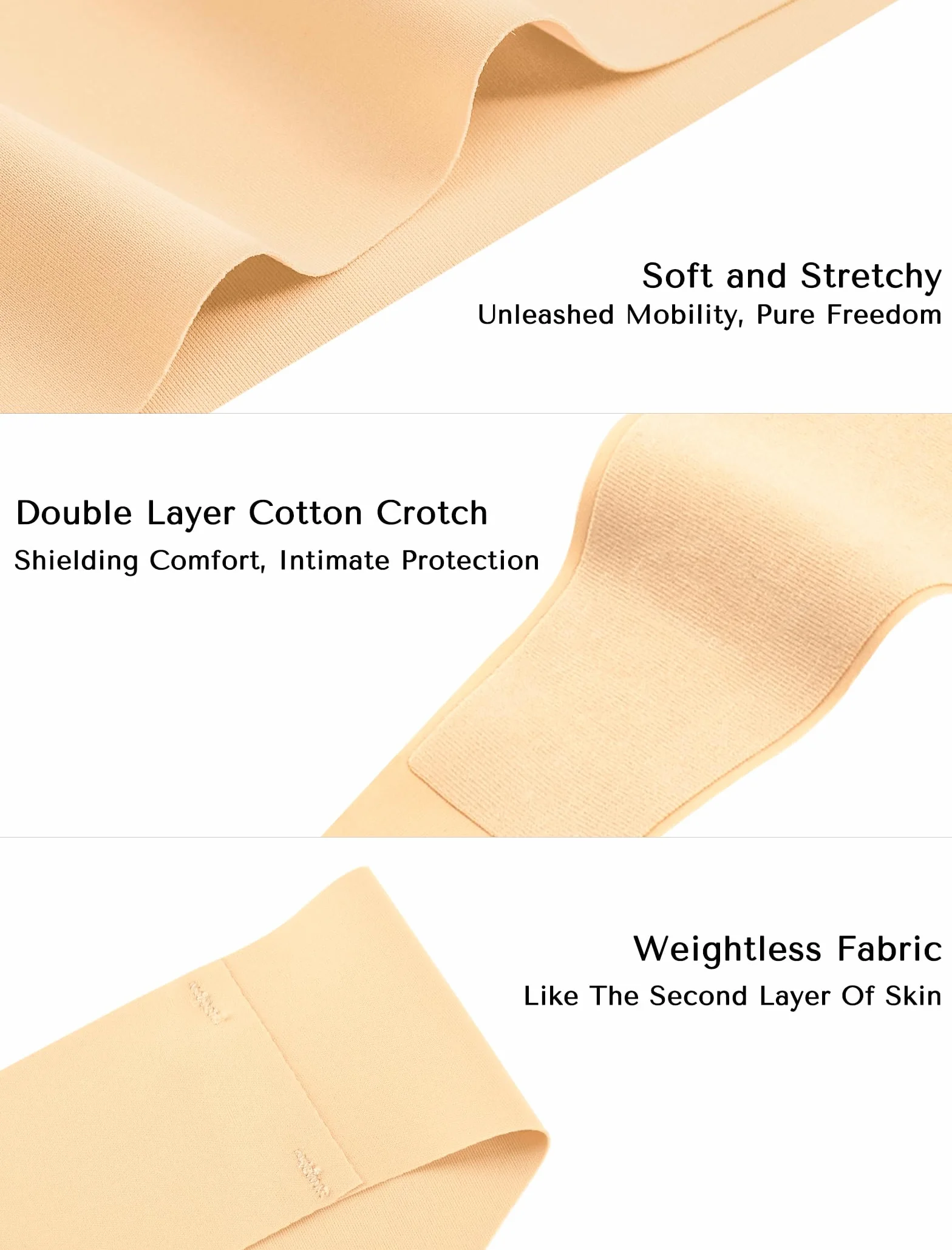 VOENXE Slip Perizoma Donna Senza Cuciture, Tanga A Vita Bassa Mutande Brasiliana, Invisibili Mutandine, Microfibra String, Seamless Women Thong Underwear Multipack, Pacco da 5
