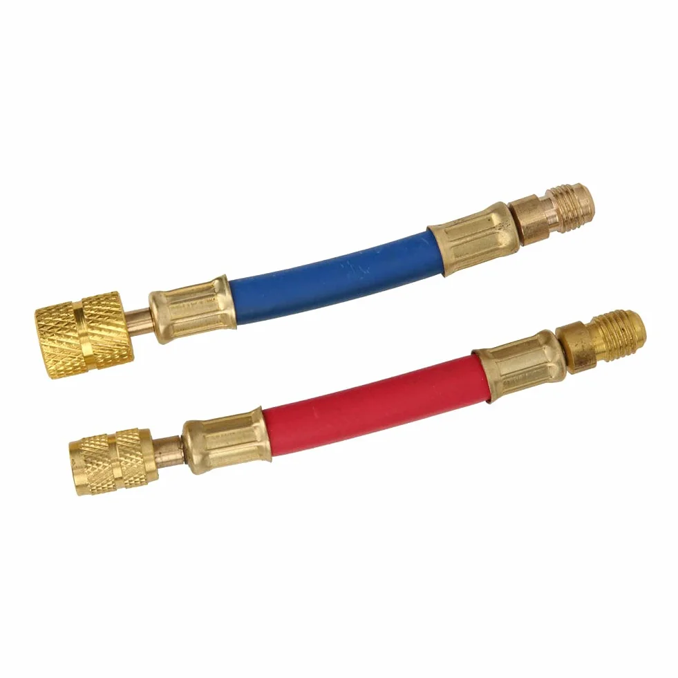 CT-138 zestaw 8 adapterów do klimatyzacji, narzędzia chłodnicze, złączki mosiężne R134A R12