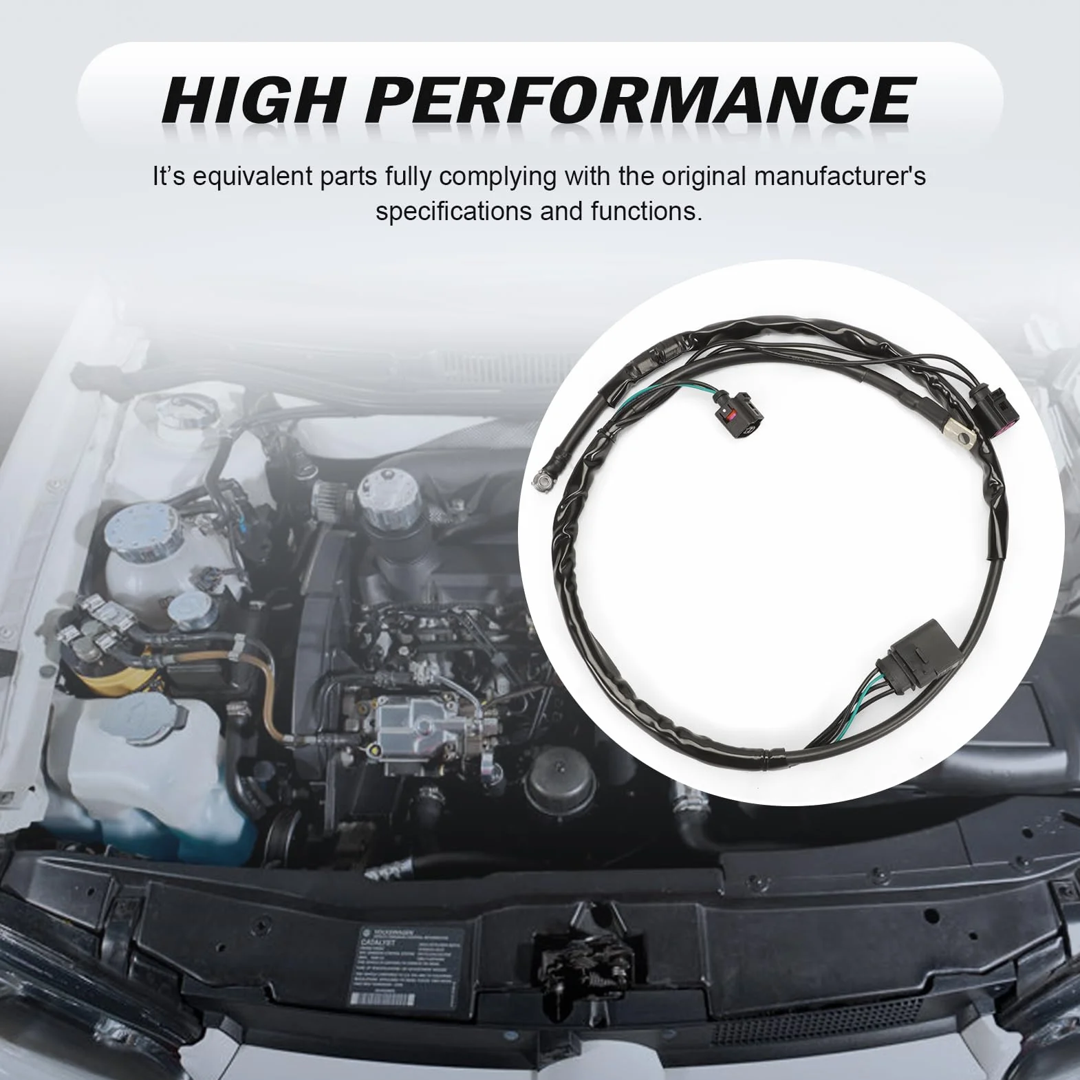 Cablaggio alternatore 1J0971349GN per Golf MK4 (1998-2006), Octavia (2001-2011), A3 (2001-2003), Bora (1999-2005), Toledo (1999-2004)