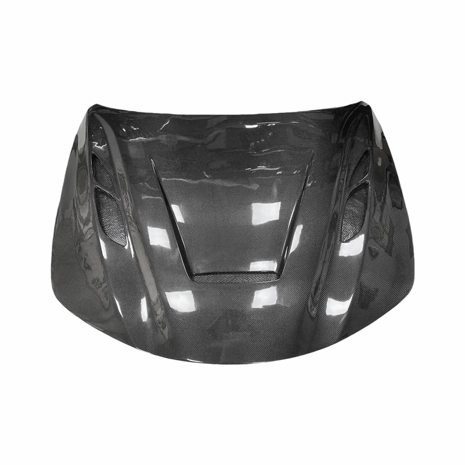Cofano completamente in fibra di carbonio compatibile con la copertura del motore anteriore in stile Alfa Romeo Giulia GTAM