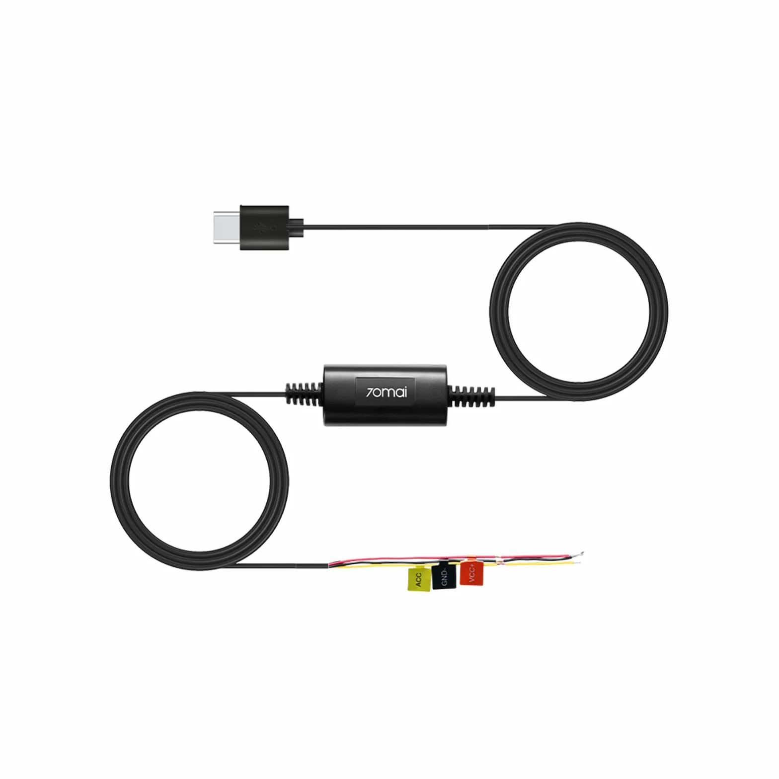 70mai UP03 Hardwire Kit USB-C 12V-30V a 5V/2.4A per Dash Cam Auto 4K Omni (X800), T800, T800E, A810, A800SE, A510, A410 e M310