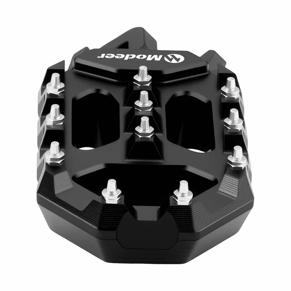 Modeer Pedane Offroad Moto per CRF 1000L Africa Twin CRF 450R XL750 Transalp 2025 (nero)
