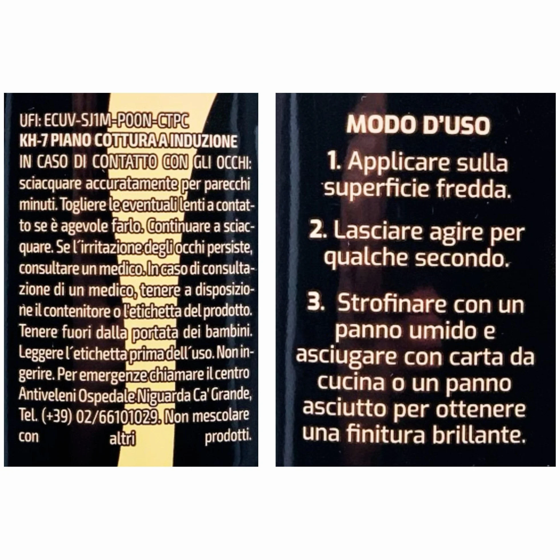 Detergente Spray Pulizia Piani Cottura a Induzione 750ml (3 Spray) Senza Graffi