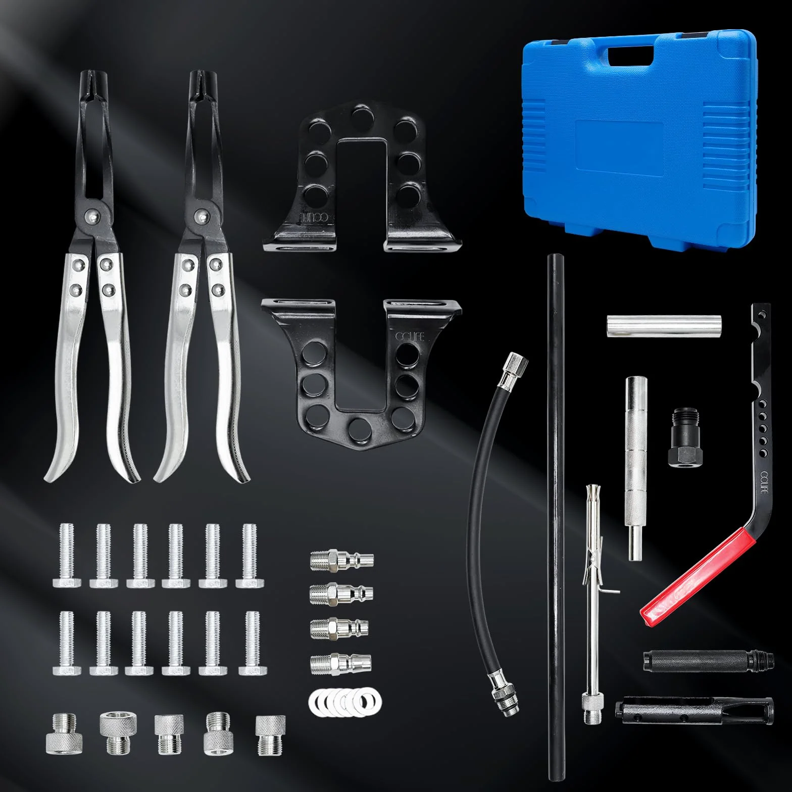 CCLIFE Set di Compressore per Molle Delle Valvole Rimozione OHC OHV CHV