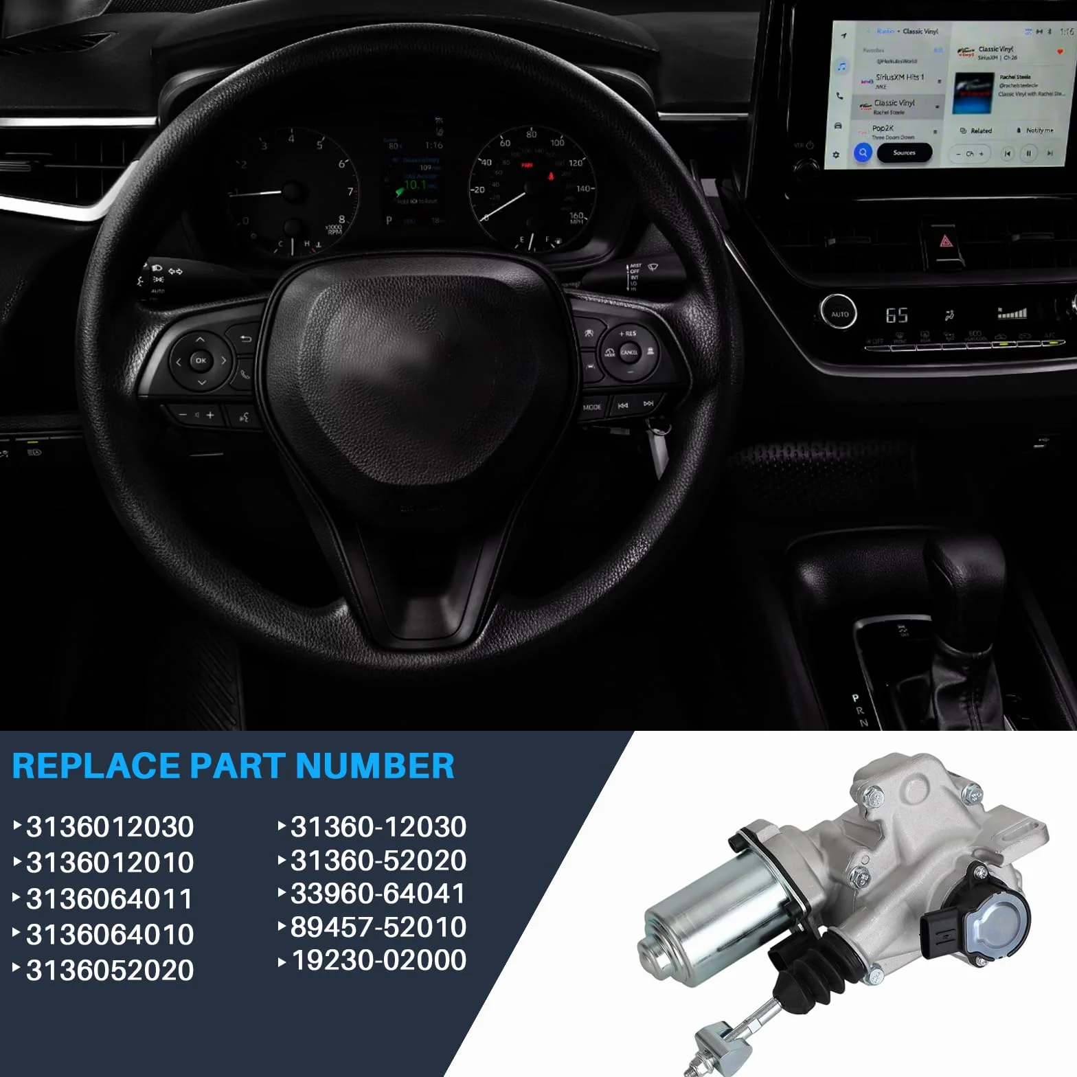 Auris Avensis Estate MR2 RAV4 YARIS Gruppo attuatore frizione con motore 31360-12030 31360-12010