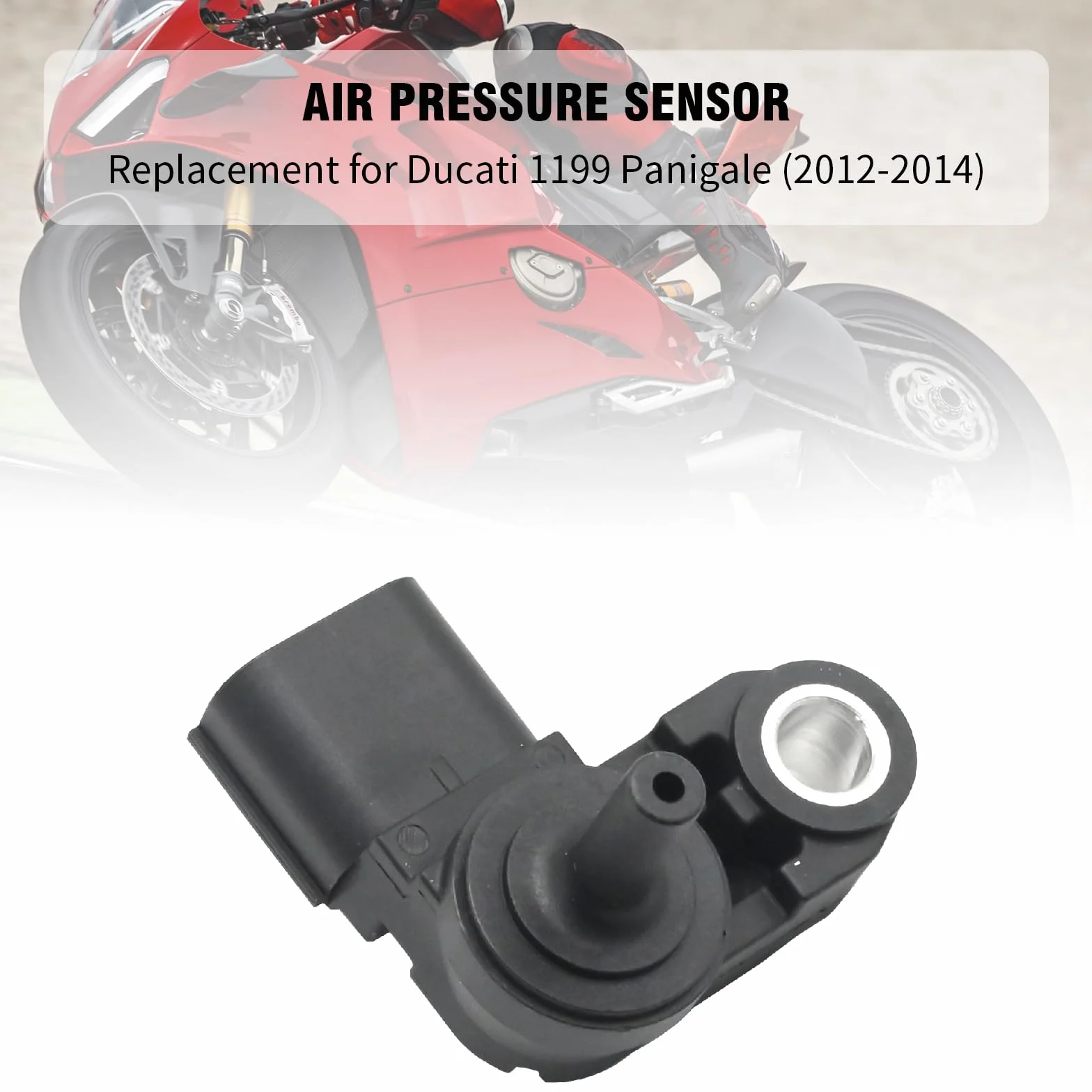 55241571A Sensore di pressione dell'aria del collettore MAP, ricambio sensore MAP per Ducati 899 959 1199 1299 Panigale 2015-2017 Multistrada 1200 2010-2014 S Sport 2011-2013 S Touring
