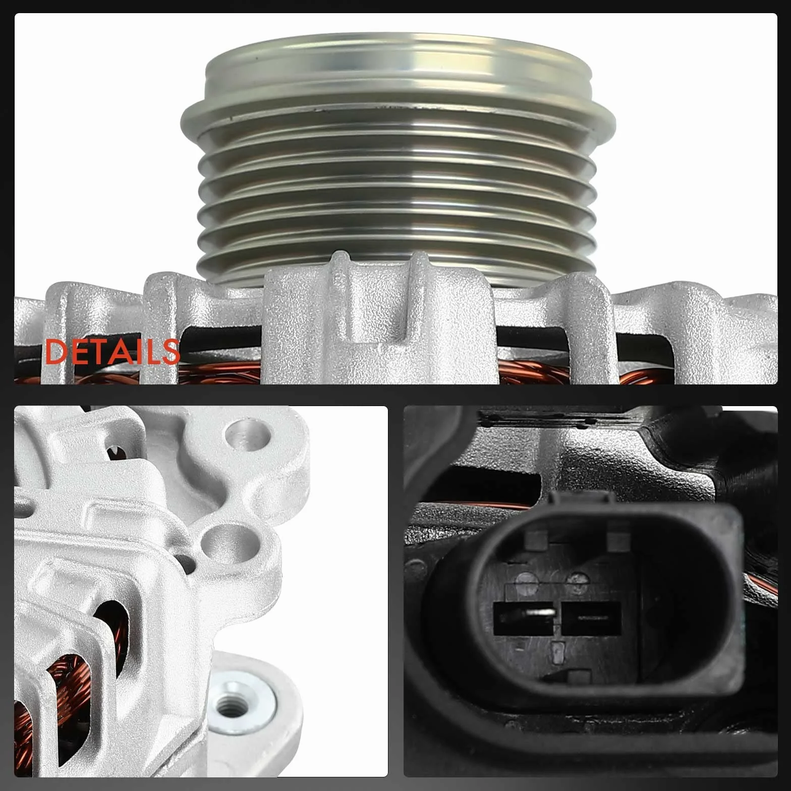 Frankberg Generatore Alternatore Compatibile con A6 Allroad 4GH 4GJ 3.0L Q5 8RB A6 Avant 4G5 4GD A4 Allroad 8KH A5 Sportback 8TA 3.0L