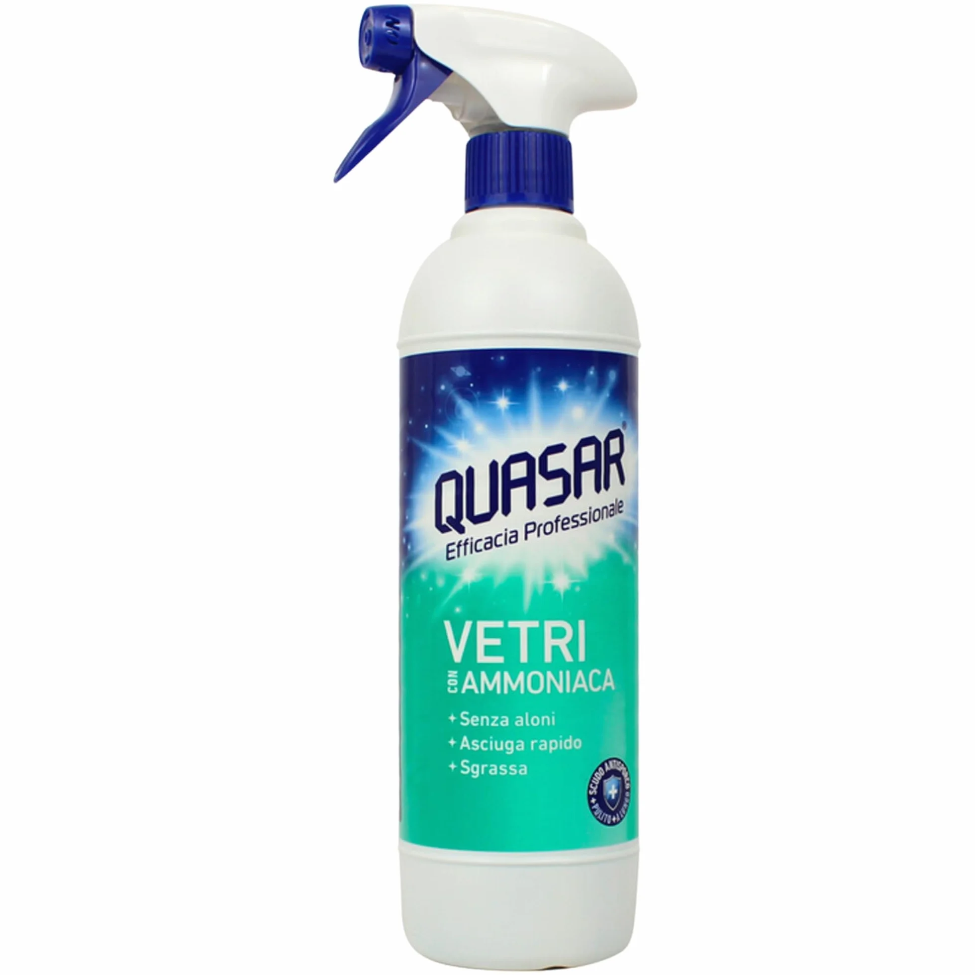Ipershop Express Quasar Set Vetri con Ammoniaca 580 ml + Ricarica 580 ml