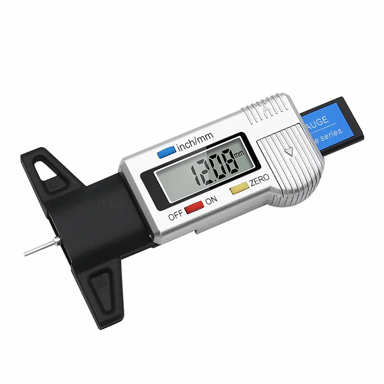 Digitale Misuratore di Profondità Battistrada 0-25.4mm LCD Display per Pneumatici Auto Furgoni Camion