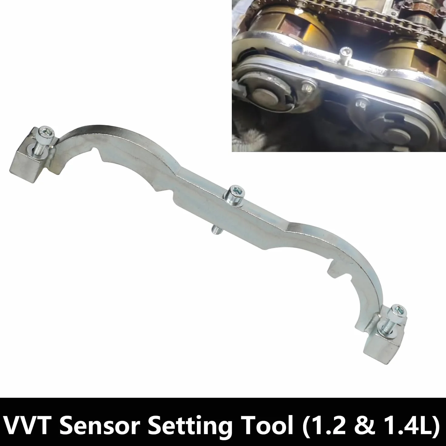 DPTOOL Kit di Strumenti per la fasatura dell'albero a camme del Motore Turbo Compatibile con Motore Vauxhall Opel Aveo Cruze Orlando 1.0 1.2 1.4 2009-2020