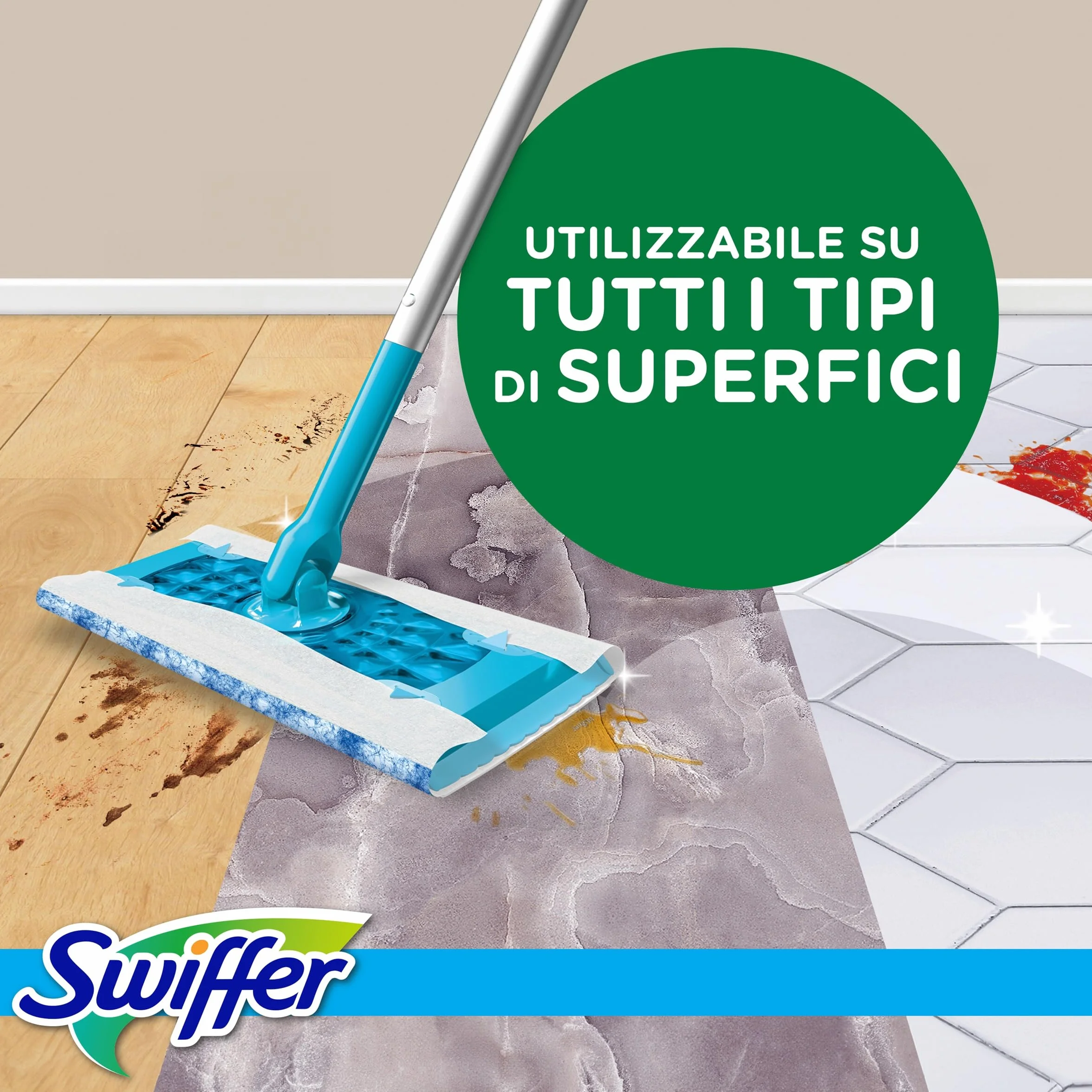 Swiffer Panni Lavapavimenti Per Scopa