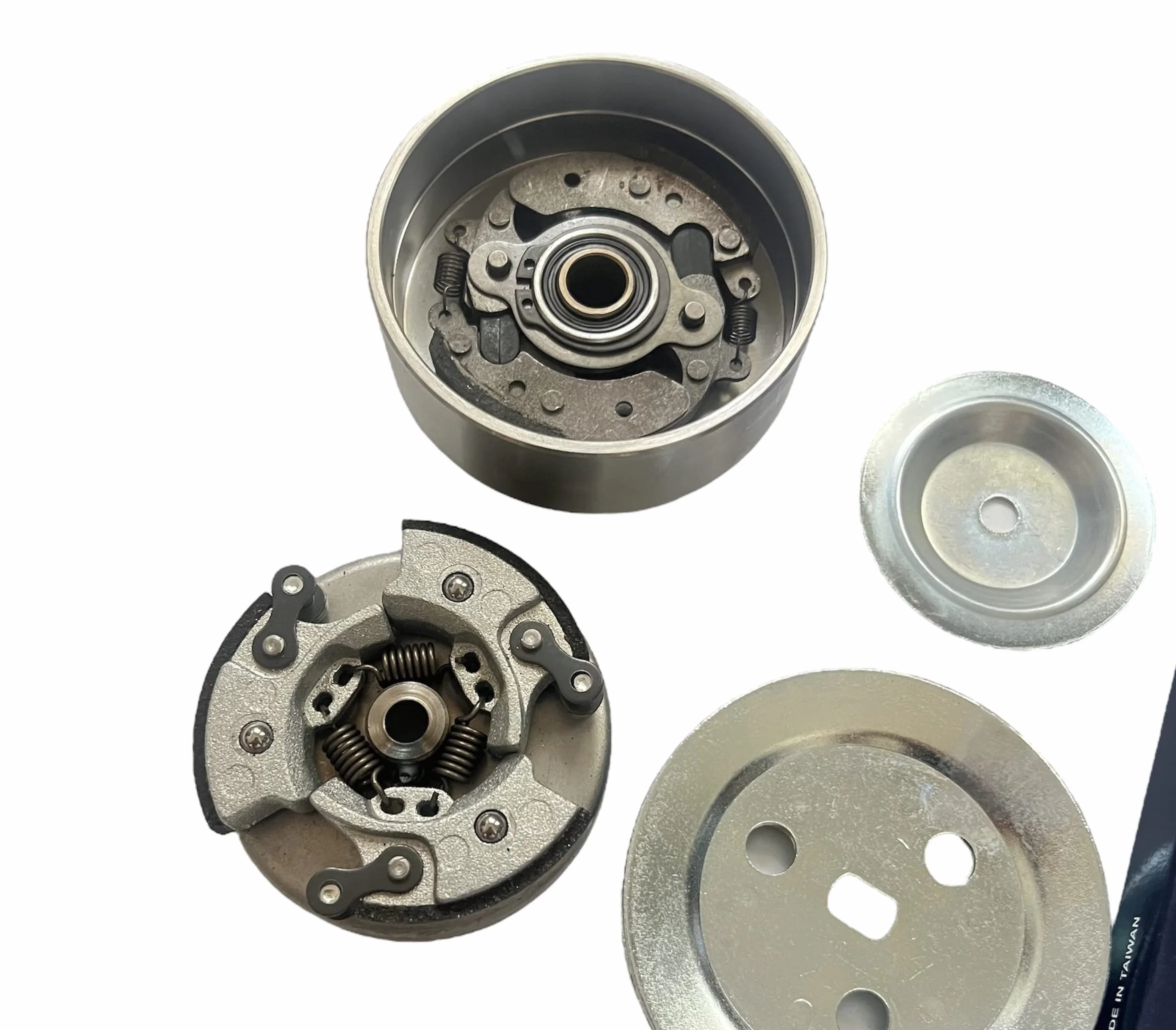 Kit Trasmissione Completa di Frizione Cinghia Puleggia 90 mm per Ciclomotore Ciao C7 Px