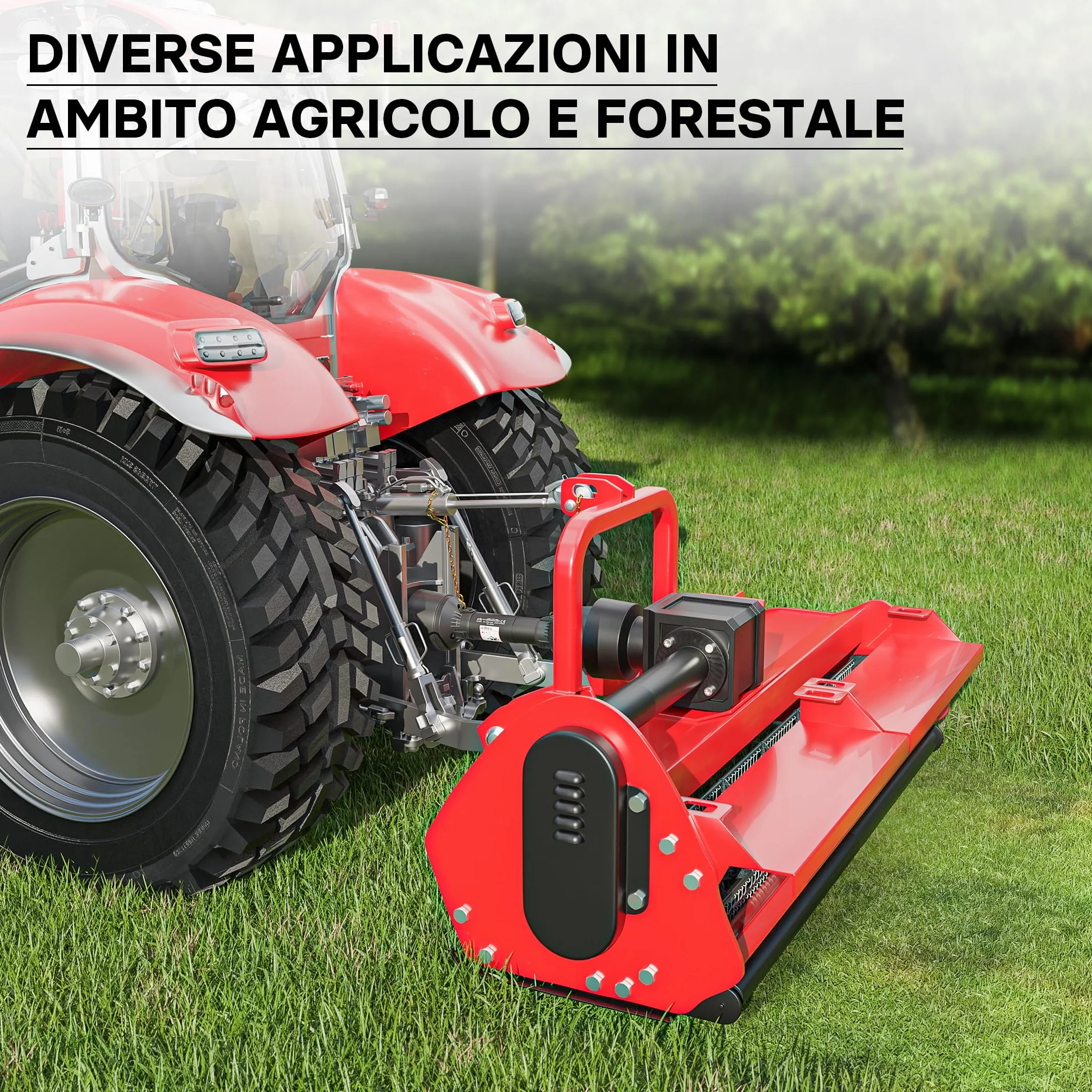 Wiltec Albero cardanico T4 Giunto cardanico 520mm 460Nm 540rpm Cardano 40kW (55CV) 2X 1 3/8" 6 Denti