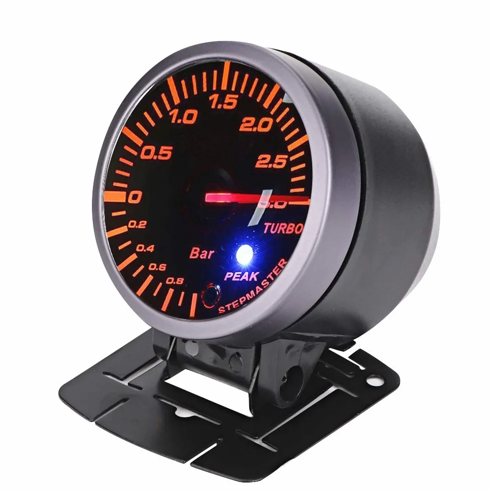 Indicatore Turbo 3 BAR 60mm, LED Doppio Colore, per Auto