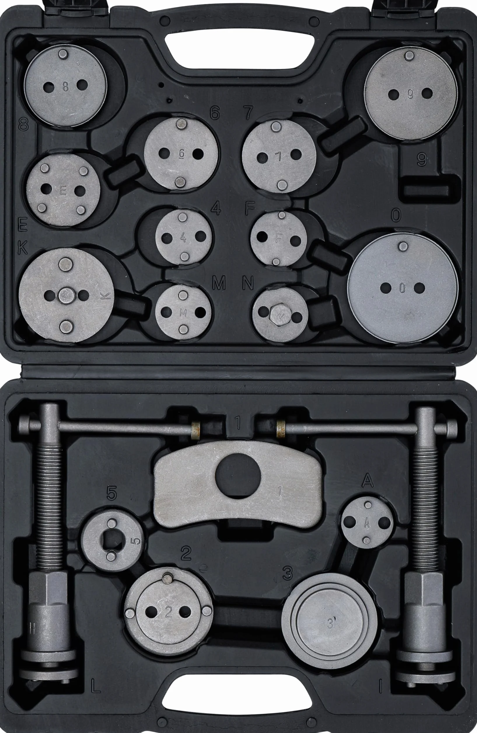BGS Diy 1110 Set utensili riposizionamento pistoncini freni 18 pezzi