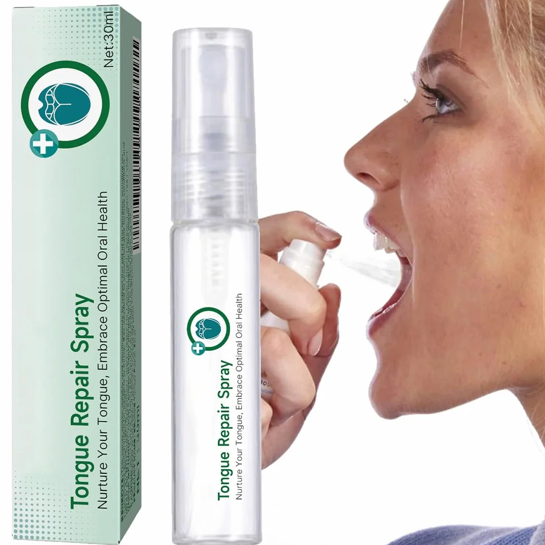 Spray Per Alleviare La Lingua Fessurata 30ml Riduce Il Gonfiore Trattamento Alitosi