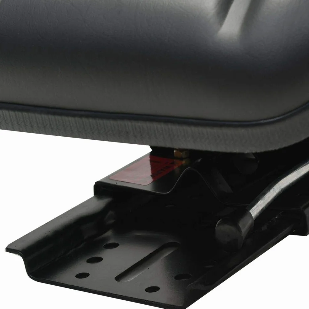 vidaXL Sedile per Trattore con Sospensione Nero Imbottito Regolabile Sedia