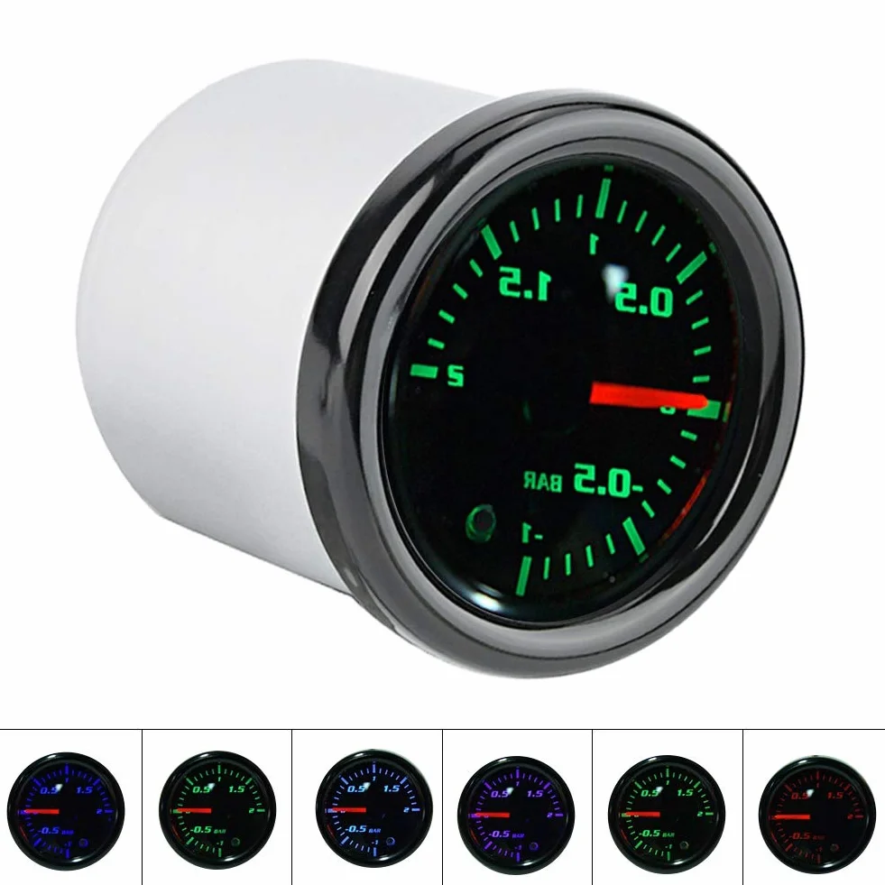 Misuratore Turbo Boost, Yctze 2" 52mm Universale Display LED Misuratore Turbo Boost Moto Con Sensore per ladedruckanzeige manometro pressione turbo