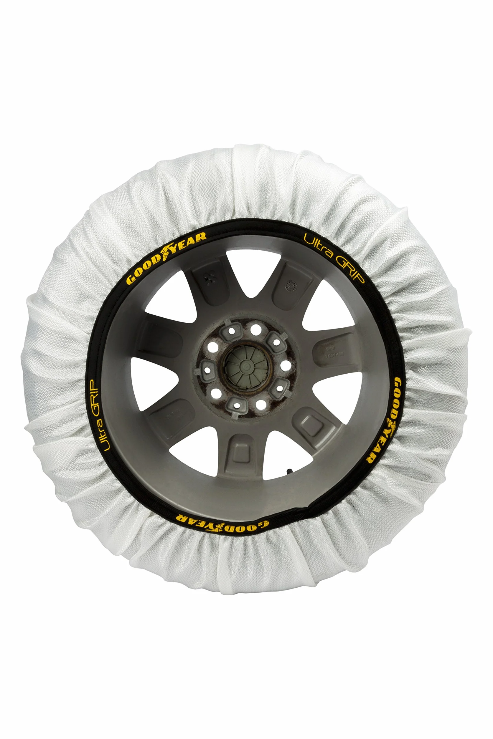Goodyear Set di 2 Catene da Neve in Tessuto Ultra GRIP TAGLIA L per Auto R14-R20