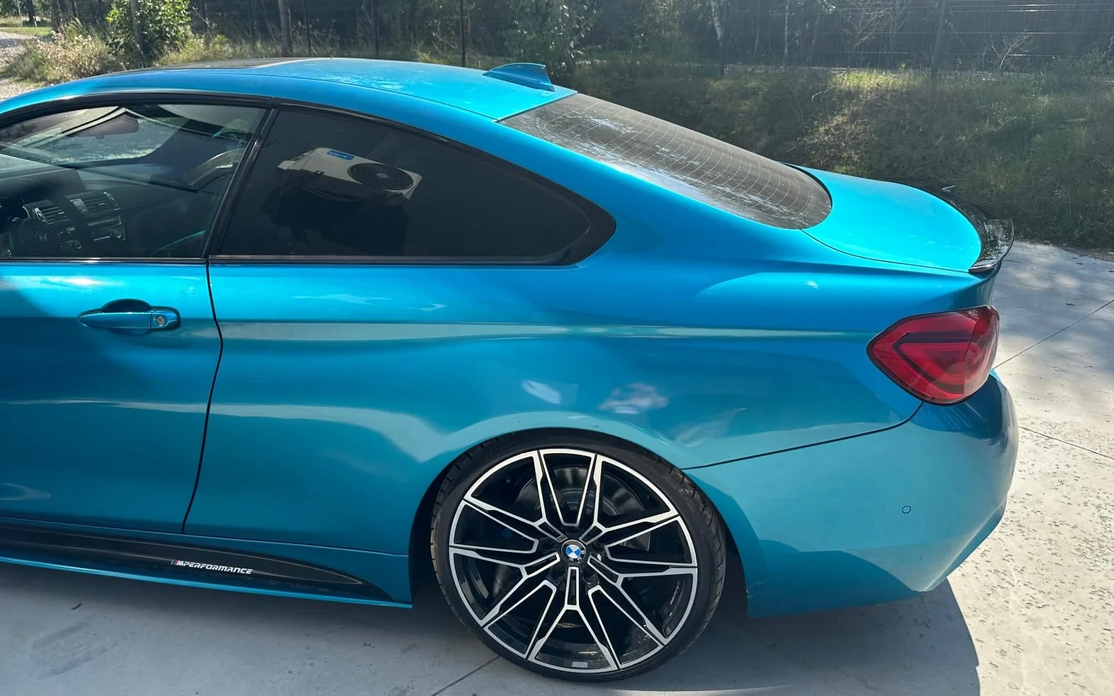 MpTuned Spoiler posteriore per F32 M4, colore nero lucido, adatto per BMW Serie 4 Coupé 2014 – 2019 420i 428i 430i 435i 440i