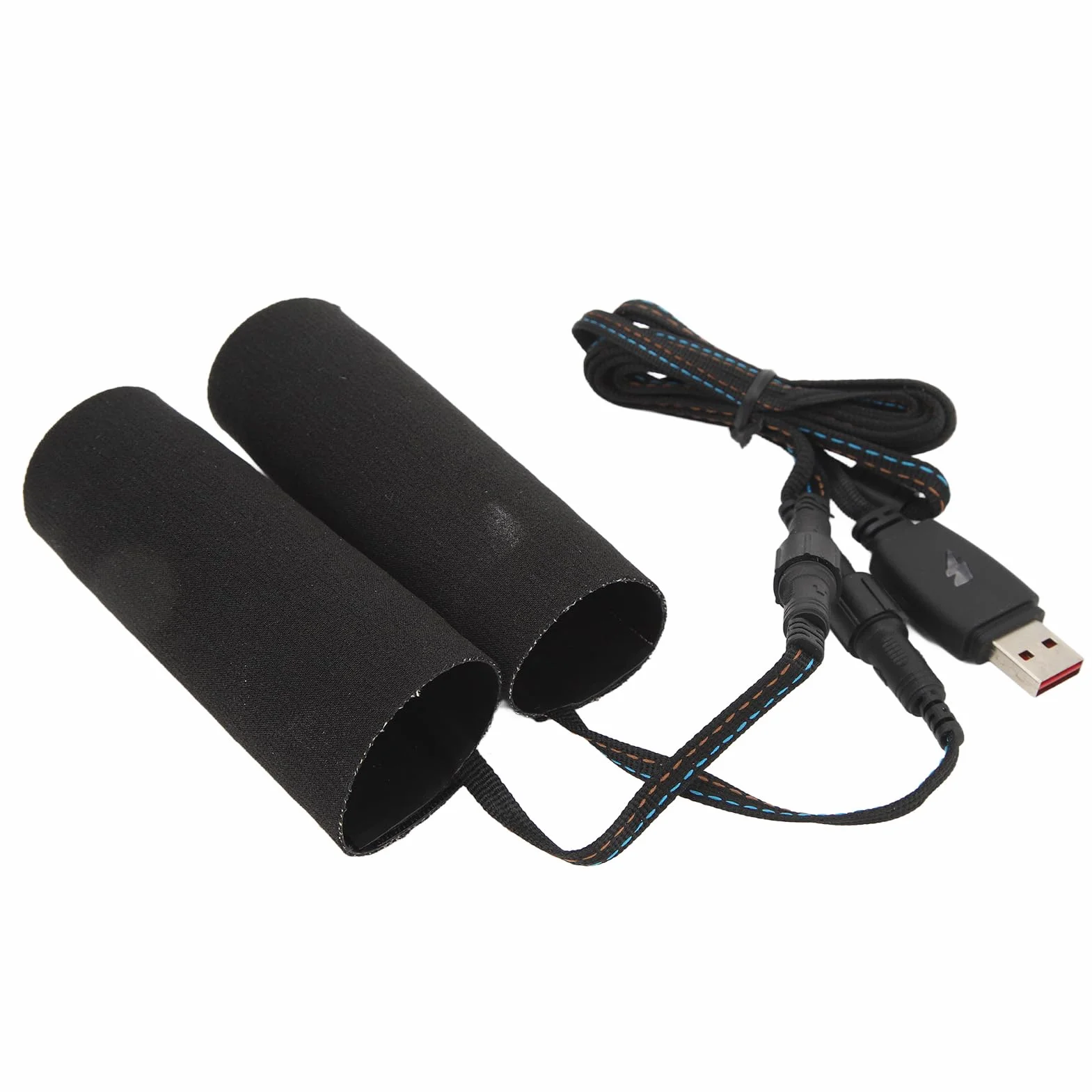 Copri Manubrio Riscaldante USB 5V per Moto e Scooter – Riscaldatore Manubrio con 3 Livelli di Temperatura (50°C/60°C/70°C), Rivestimento in Fibra Aramidica Antiscivolo, IP67 Impermeabile
