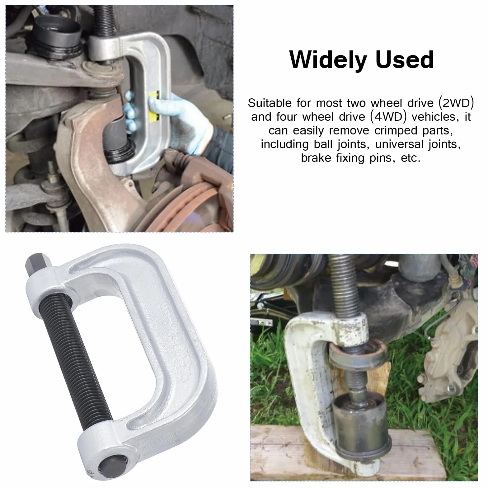 Gueenky Estrattore per Giunti a Sfera 10tlg, Adattatore Giunto Sferico per Auto 2WD 4WD