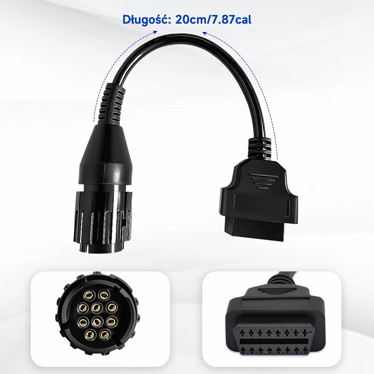 OBD2 Cavo adattatore moto BMW 10 pin a 16 pin per moto 1996-2016 GS-911 OBDLink LX ELM327