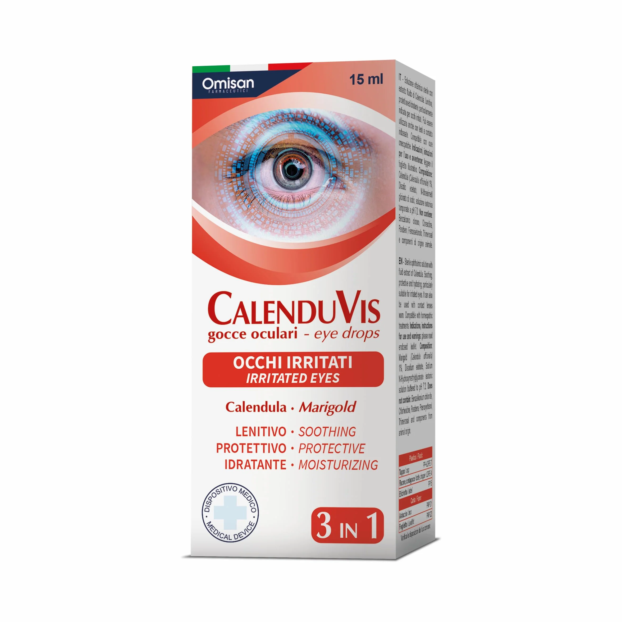 Calenduvis Gocce Oculari con Estratto di Calendula 15 ml