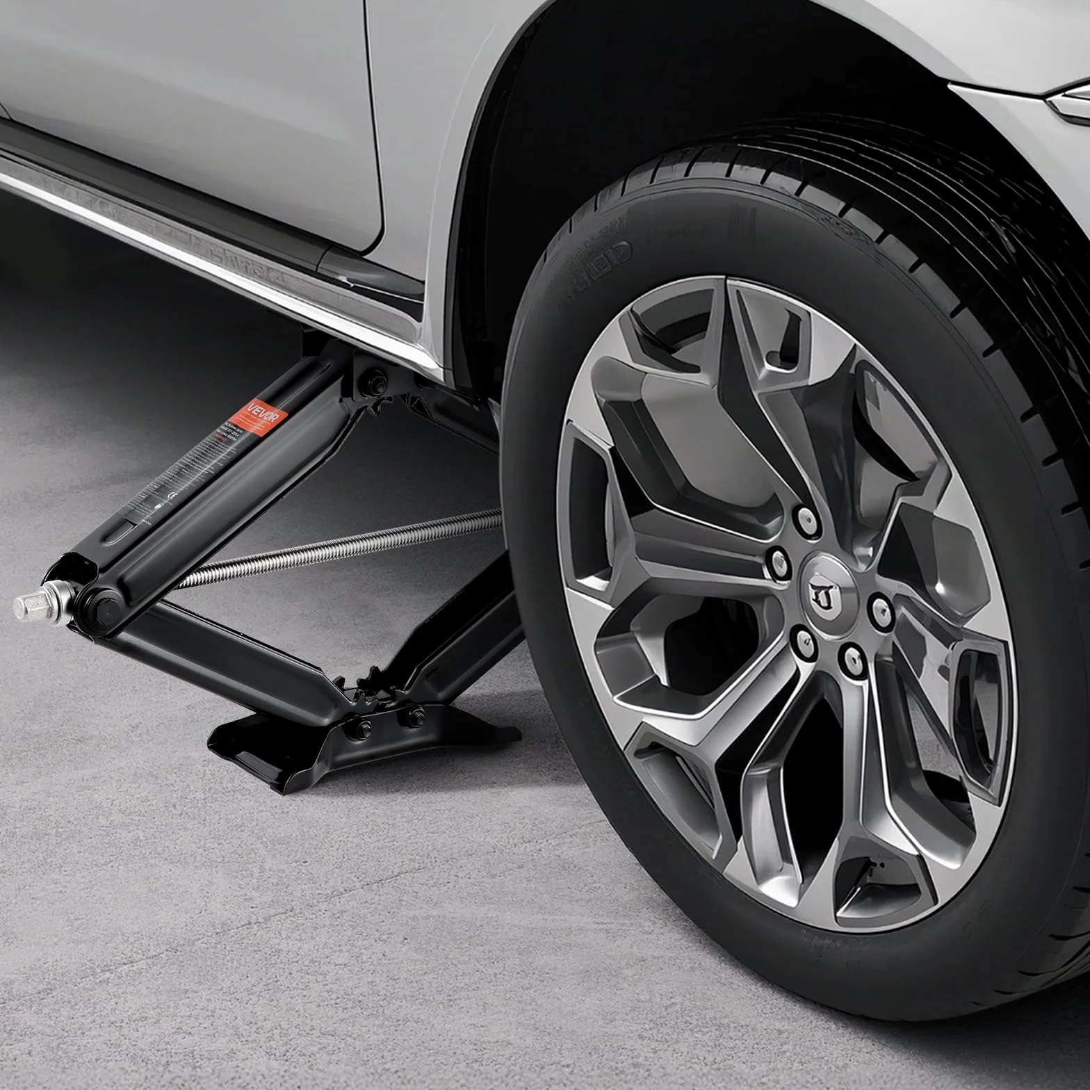 VEVOR Cric a Forbice 2 Pezzi, Stabilizzatore Livellamento 103-595 mm, Carico max 2268 kg