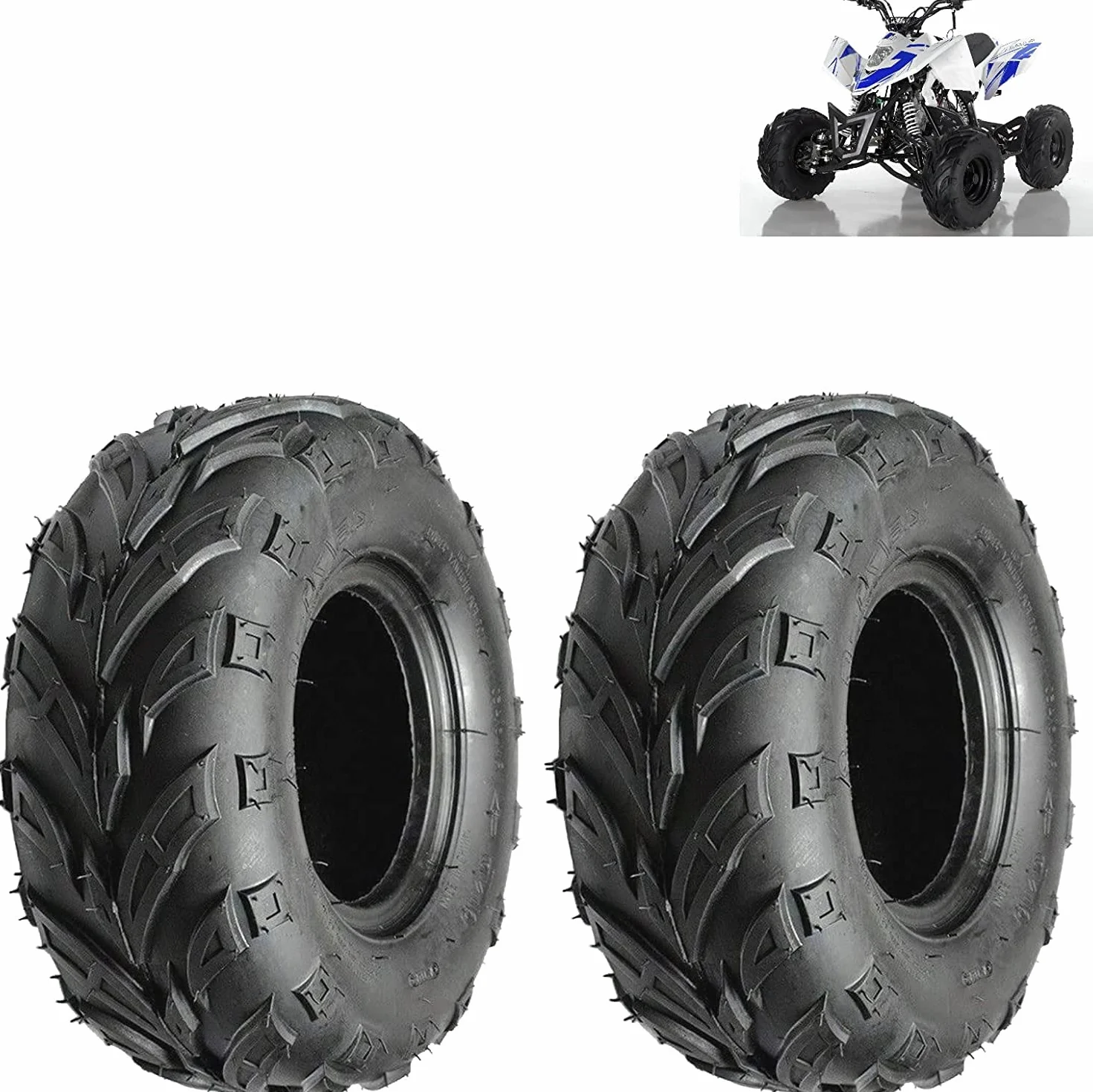 2 Pneumatici 145/70 – 6 Copertoni Compatibili Con Quad Atv MiniQuad Gomme Rinforzate 4 Tele P.R