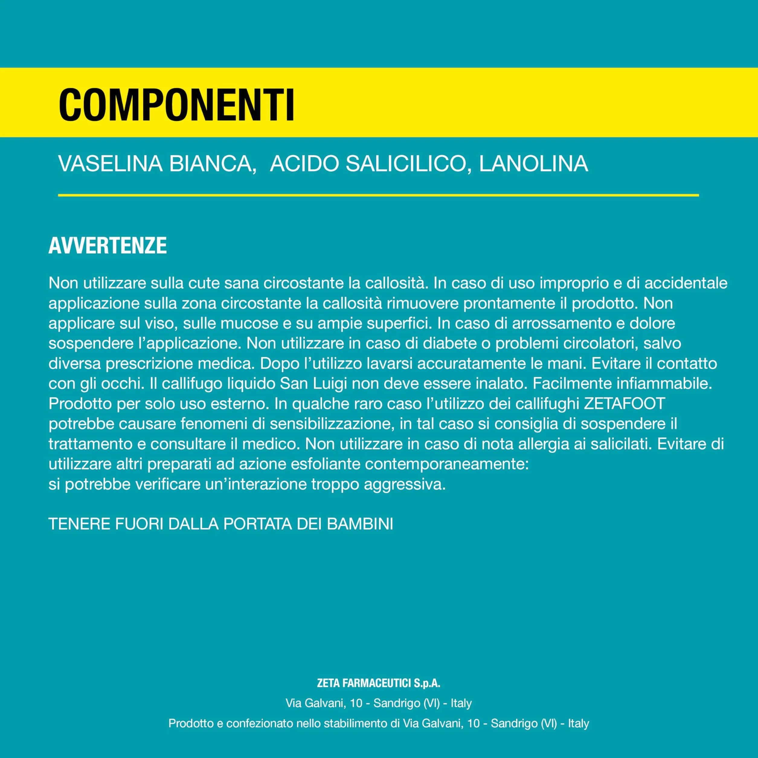Zetafoot Callifugo Lucertola Pomata Concentrata Dispositivo Medico Calli Duroni 30 ml