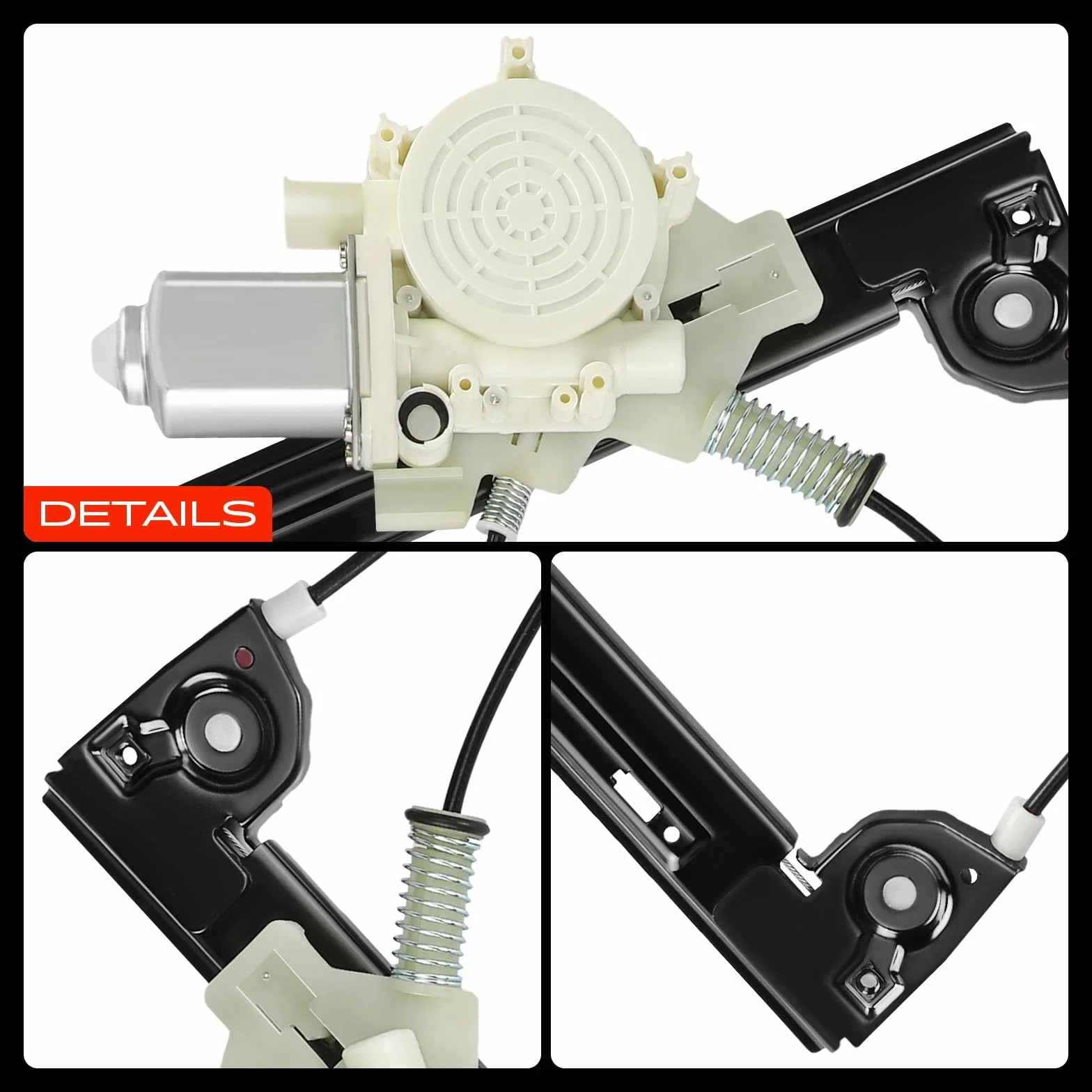Frankberg Alzacristallo Elettrico con Motore 2-Poli Anteriore Sinistro Compatibile Mini R52 R50 R53