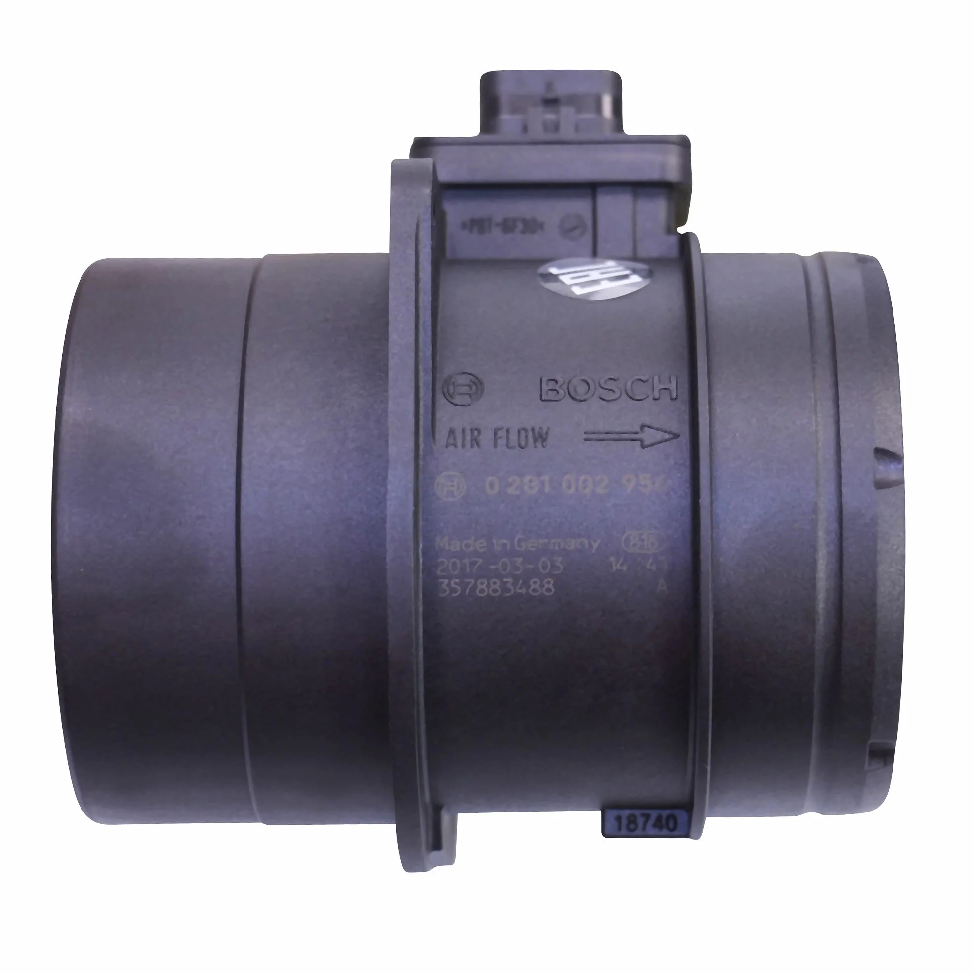 BOSCH Debimetro 0281002956 Compatibile con: AUDI A1, A1 Sportback, A3, A3, A3 Cabriolet, A3 Cabriolet, A3 Limousine, A3 Sportback, A3 Sportback, A4 Allroad B8, A4 Allroad B9, A4 B8, A4 B8 Avant, A4 B9