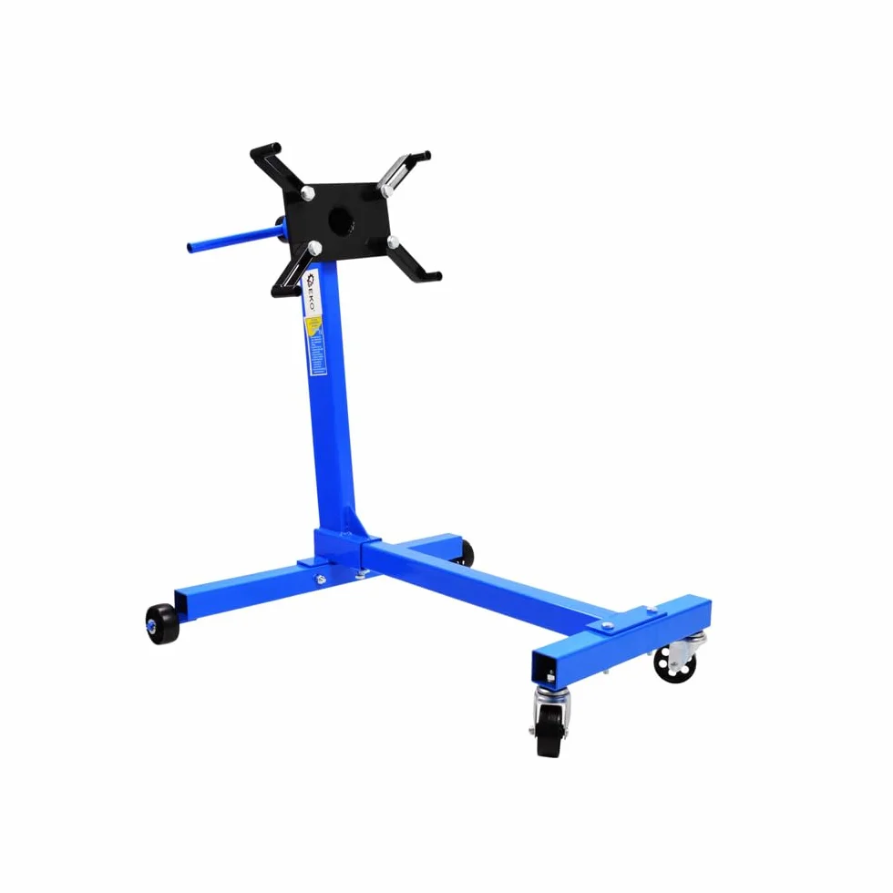 CAVALLETTO SUPPORTO MOTORE PER MONTAGGIO MOTORI SOSTEGNO RIPARAZIONE 450KG GEKO
