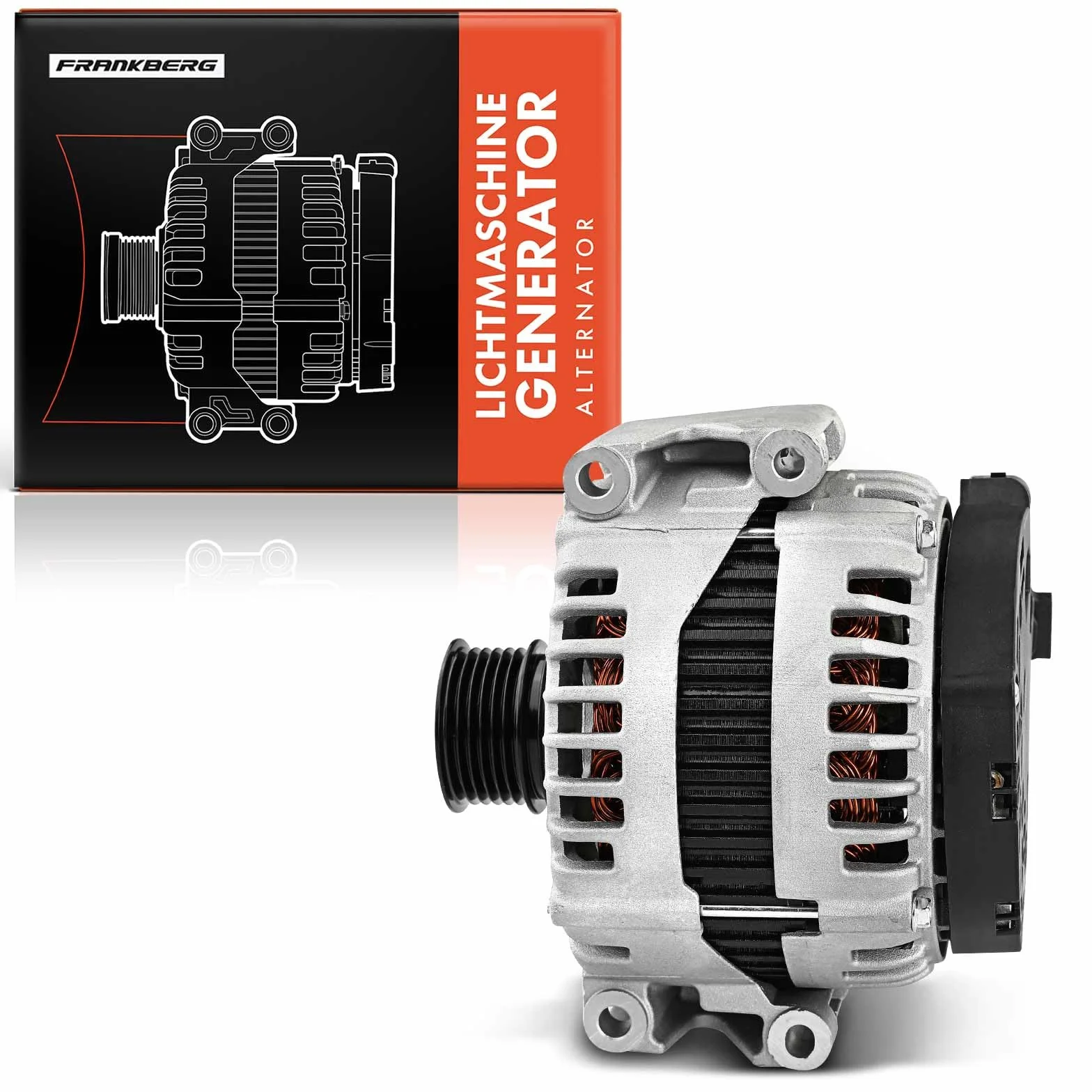 Frankberg Alternatore Compatibile Fiesta VI CB1 CCN 1.2L C-Max II DXA/CB7 DXA/CEU 1.0L 1.4L Focus III 1.6L B-Max JK 1.6L