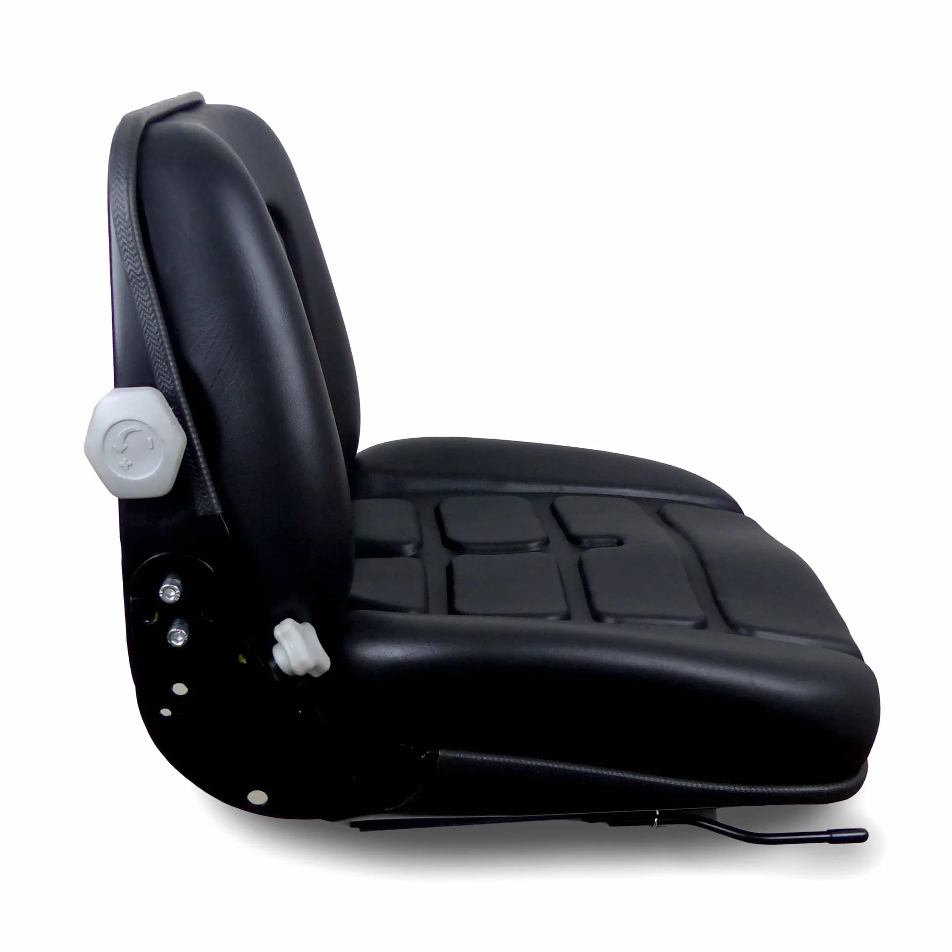 Sedile con Molleggio Incorporato + Cintura con Arrotolatore per Trattore Cingolato e Carrello Elevatore cod. 38026