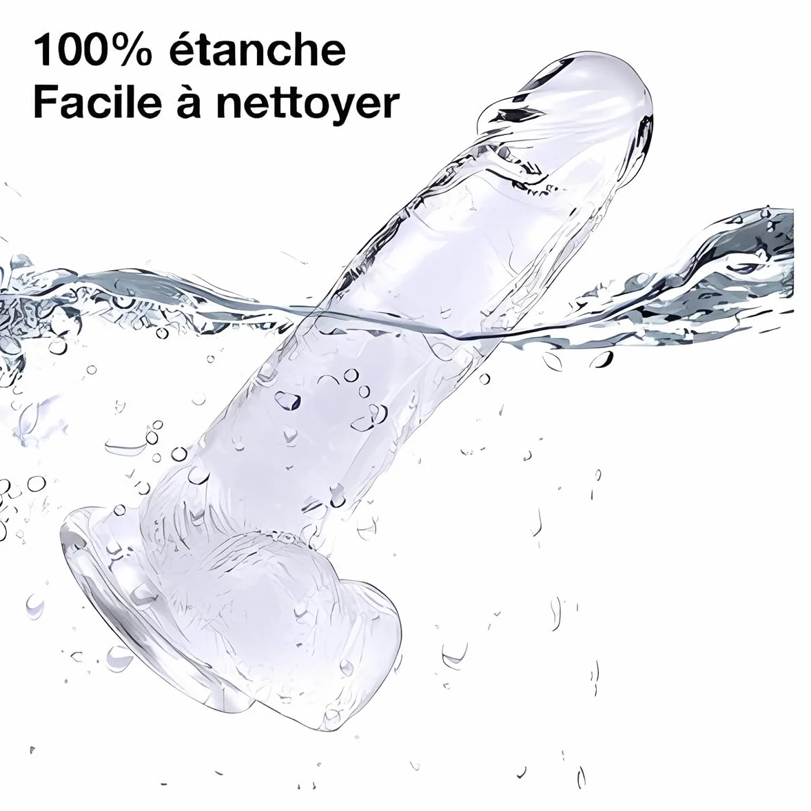 Dildo Realistico per Uomo Design Impermeabile Silicone Massaggiatore