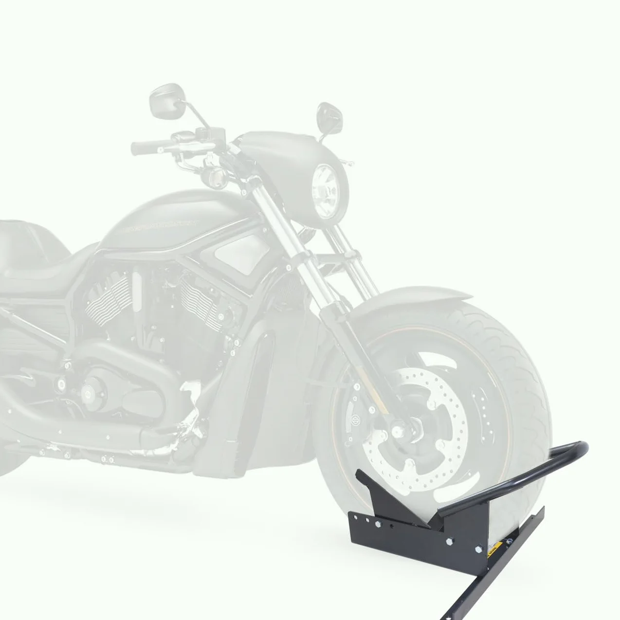 MaxxHaul 80077 - Cuneo ferma ruota standard per motocicletta con supporto girevole